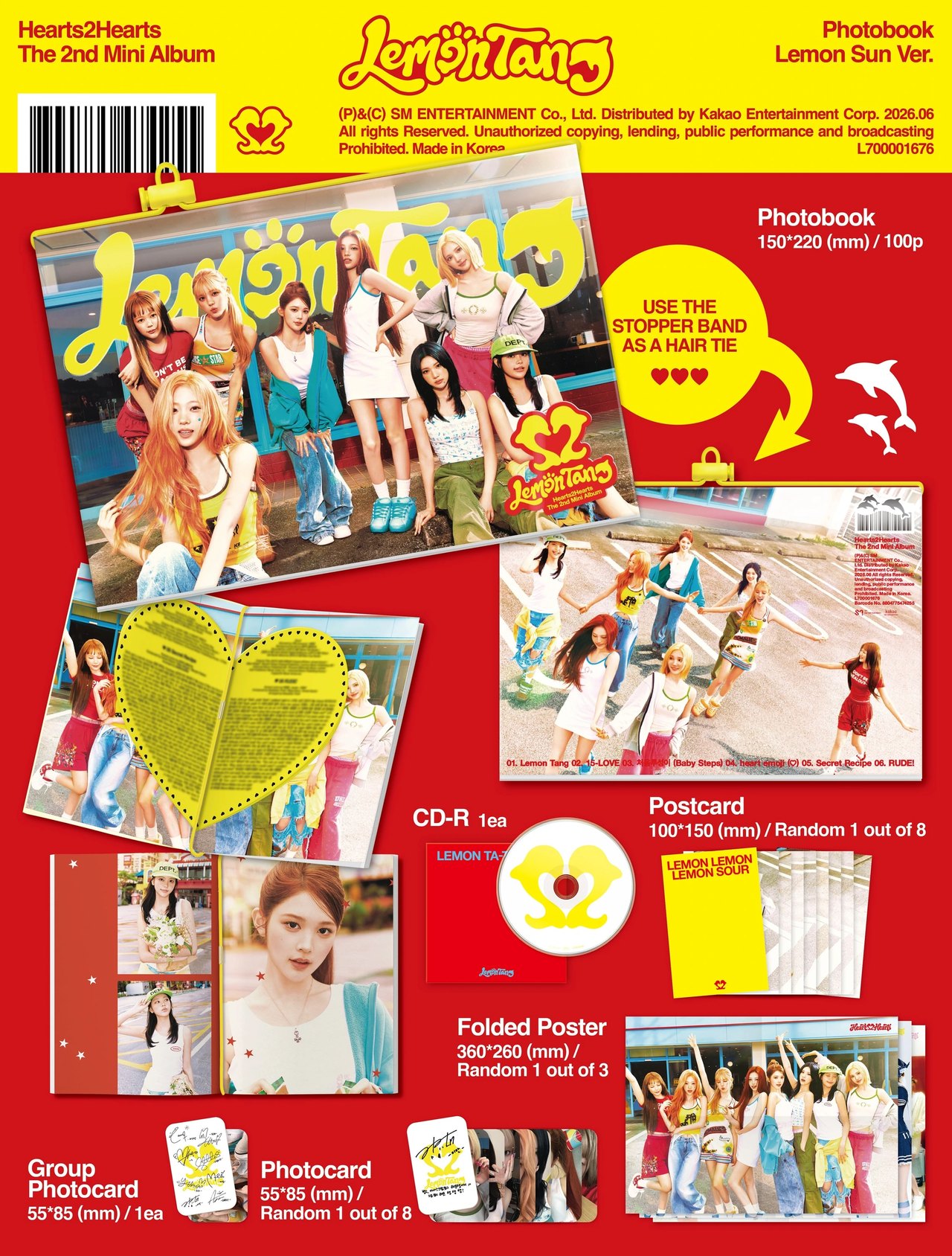 Hearts2Hearts - 2nd Mini Album [Lemon Tang] Photobook Ver. — 2