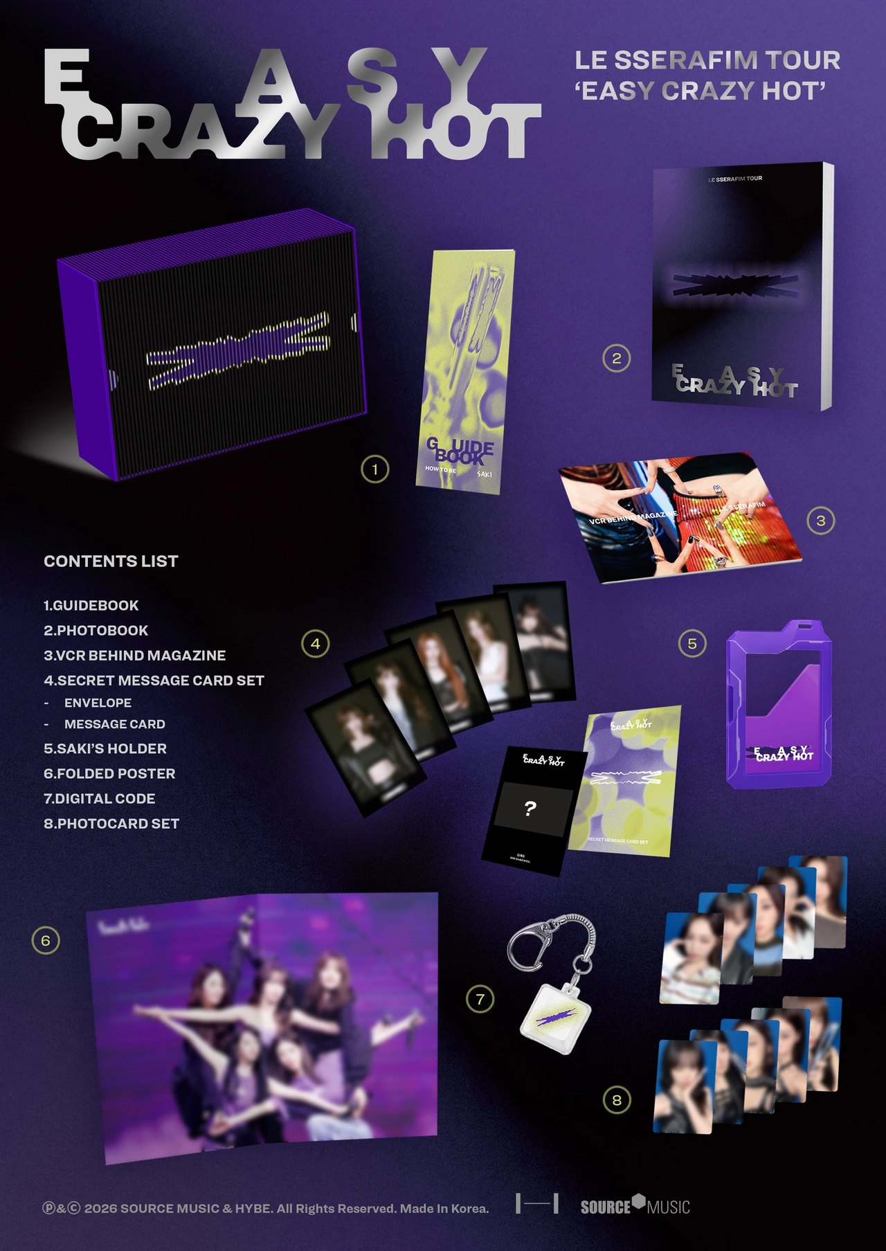 LE SSERAFIM - LE SSERAFIM TOUR [EASY CRAZY HOT] ENCORE IN SEOUL DC — 2
