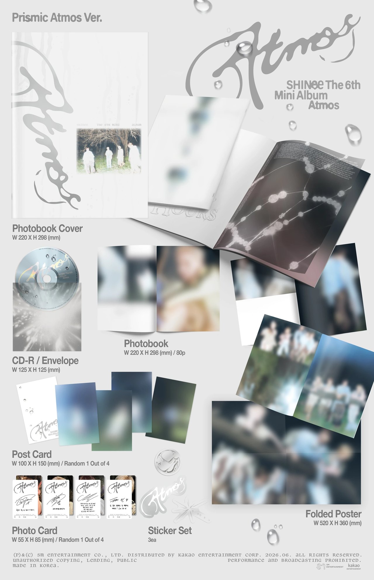 SHINee - 6th Mini Album [Atmos] PrIsmIc Atmos Ver. — 2