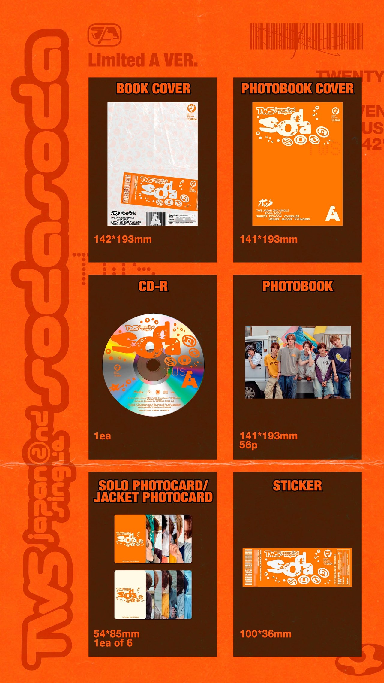 TWS - Japan 2nd Single [SODA SODA] Limited A — 2