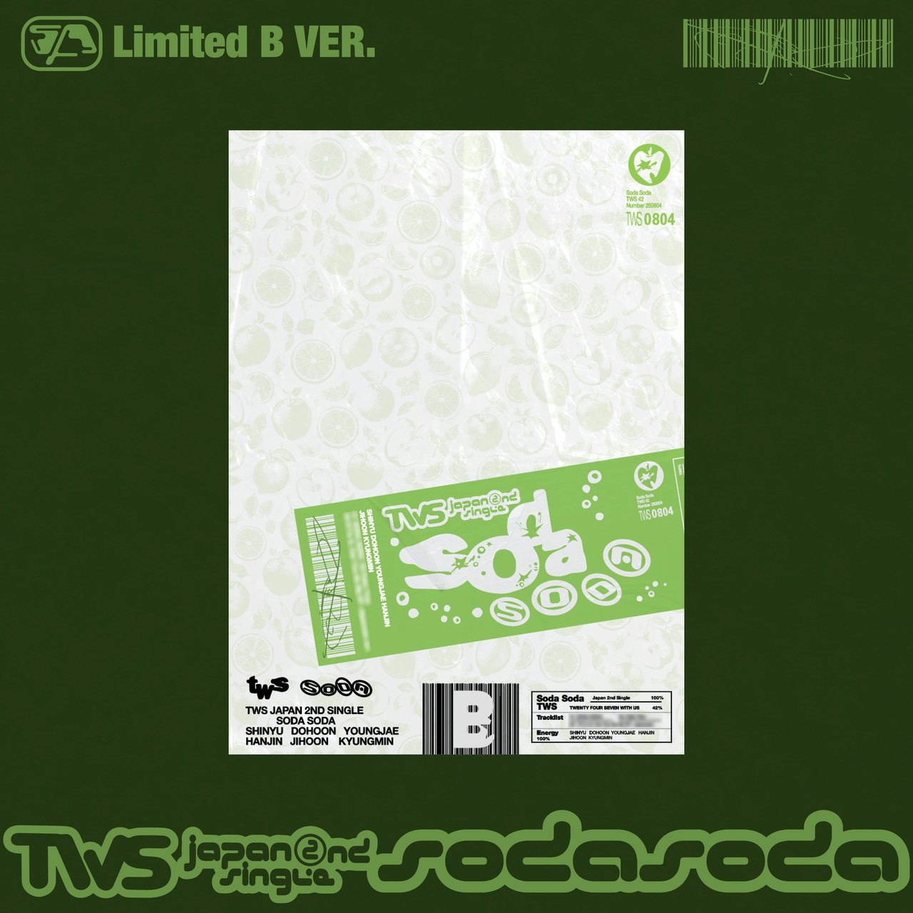 TWS - Japan 2nd Single [SODA SODA] Limited B
