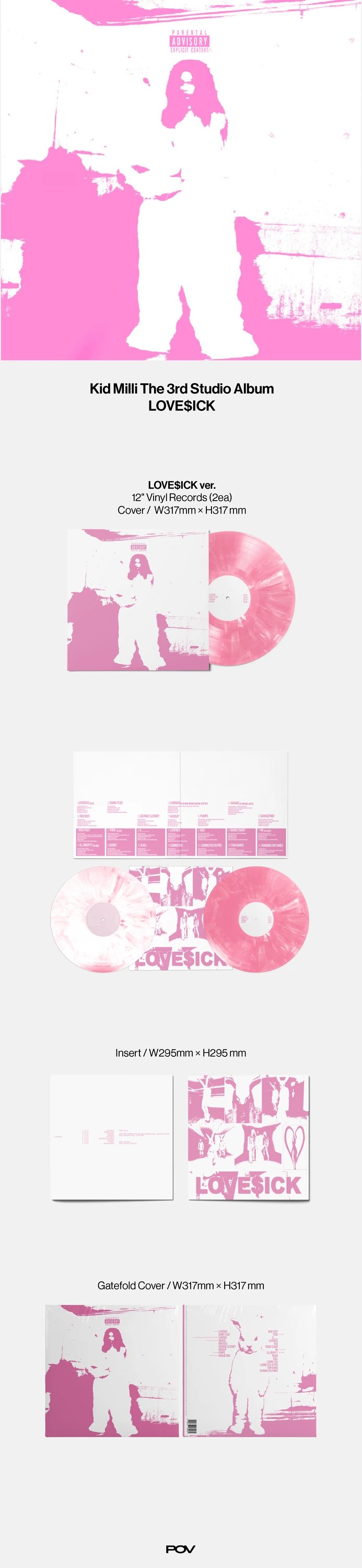 Kid Milli - [LOVE$ICK] 2LP — 2