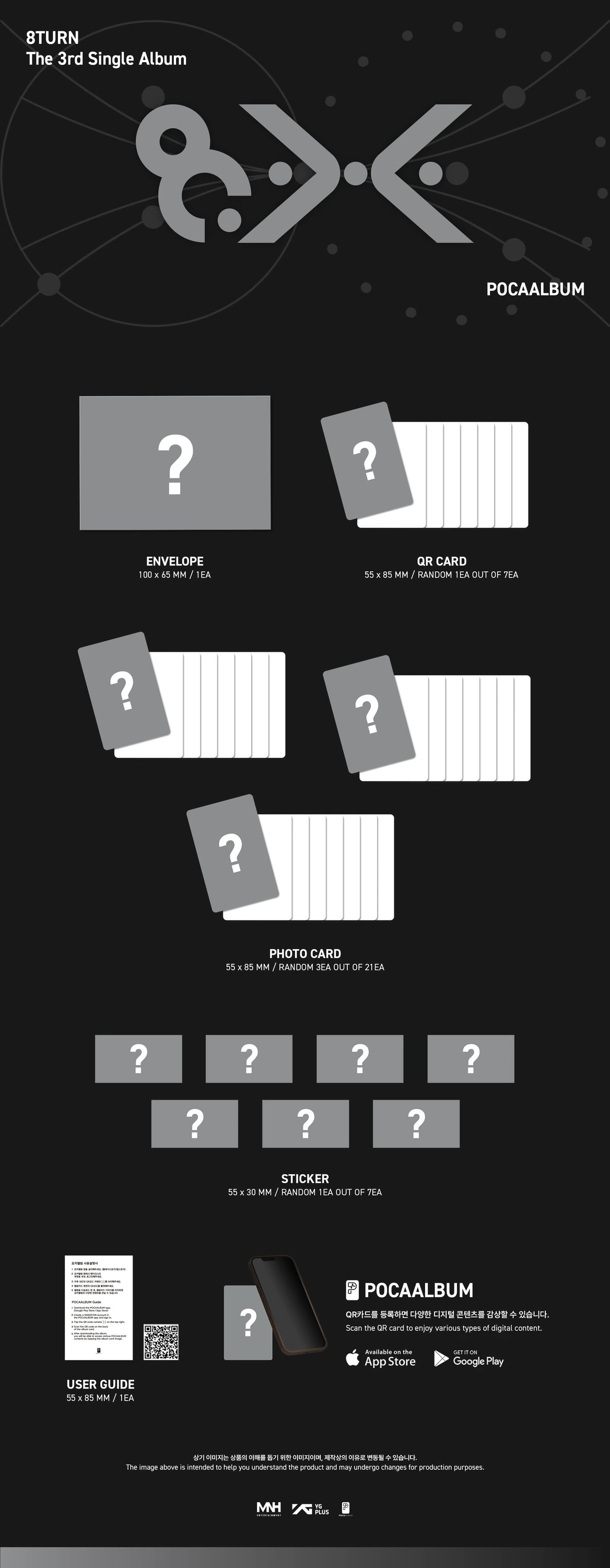 8TURN - 3rd Single Album [8.X] POCAALBUM — 2