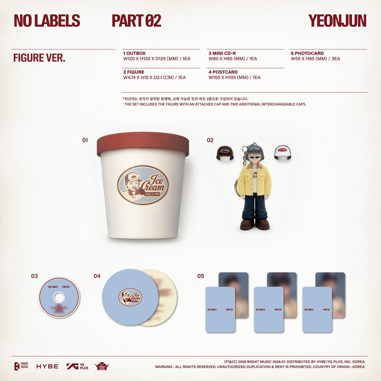 YEONJUN - [NO LABELS PART 02] Figure Ver. — 2