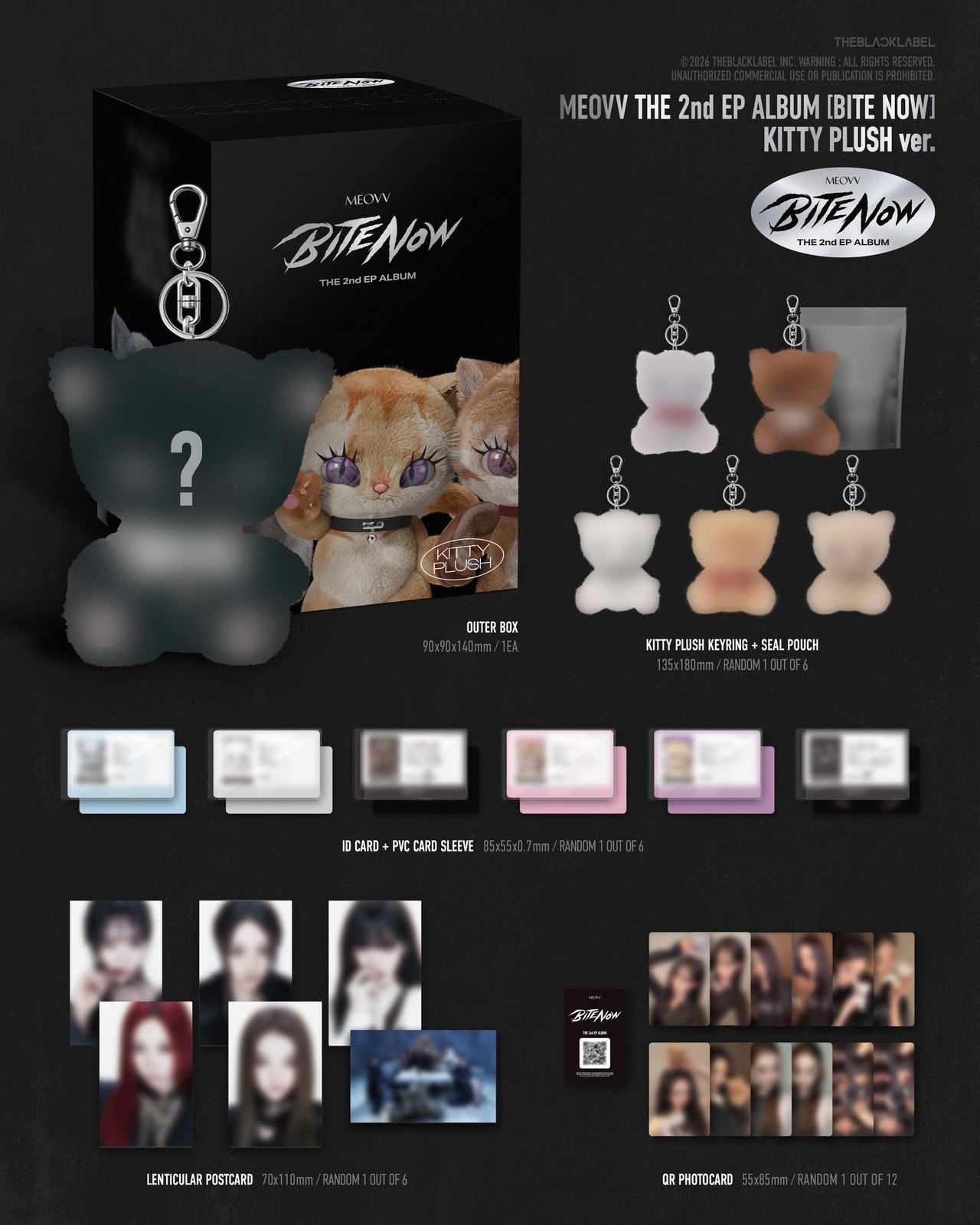 MEOVV - 2nd EP ALBUM [BITE NOW] KITTY PLUSH Ver. — 2
