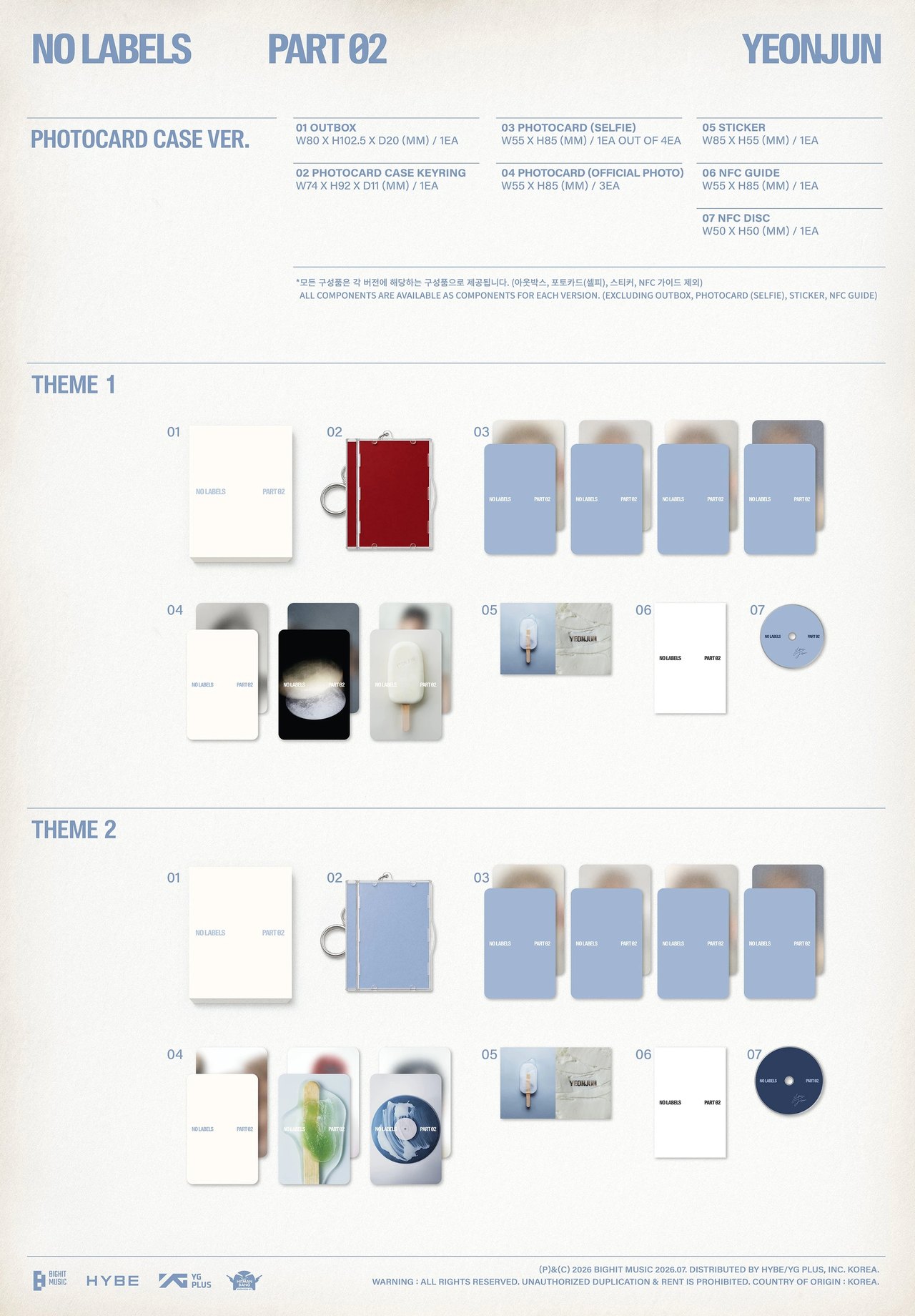 YEONJUN - [NO LABELS: PART 02] Photocard Case Ver. — 2