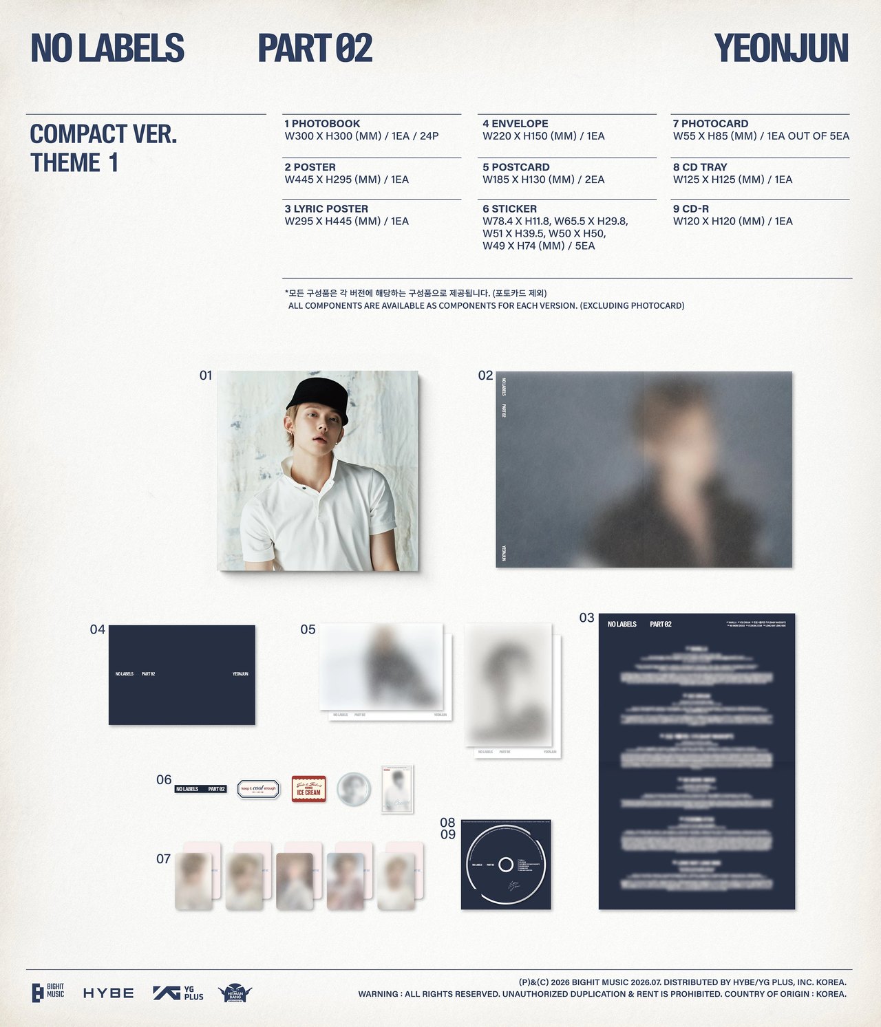 YEONJUN - [NO LABELS: PART 02] Compact Ver. — 2