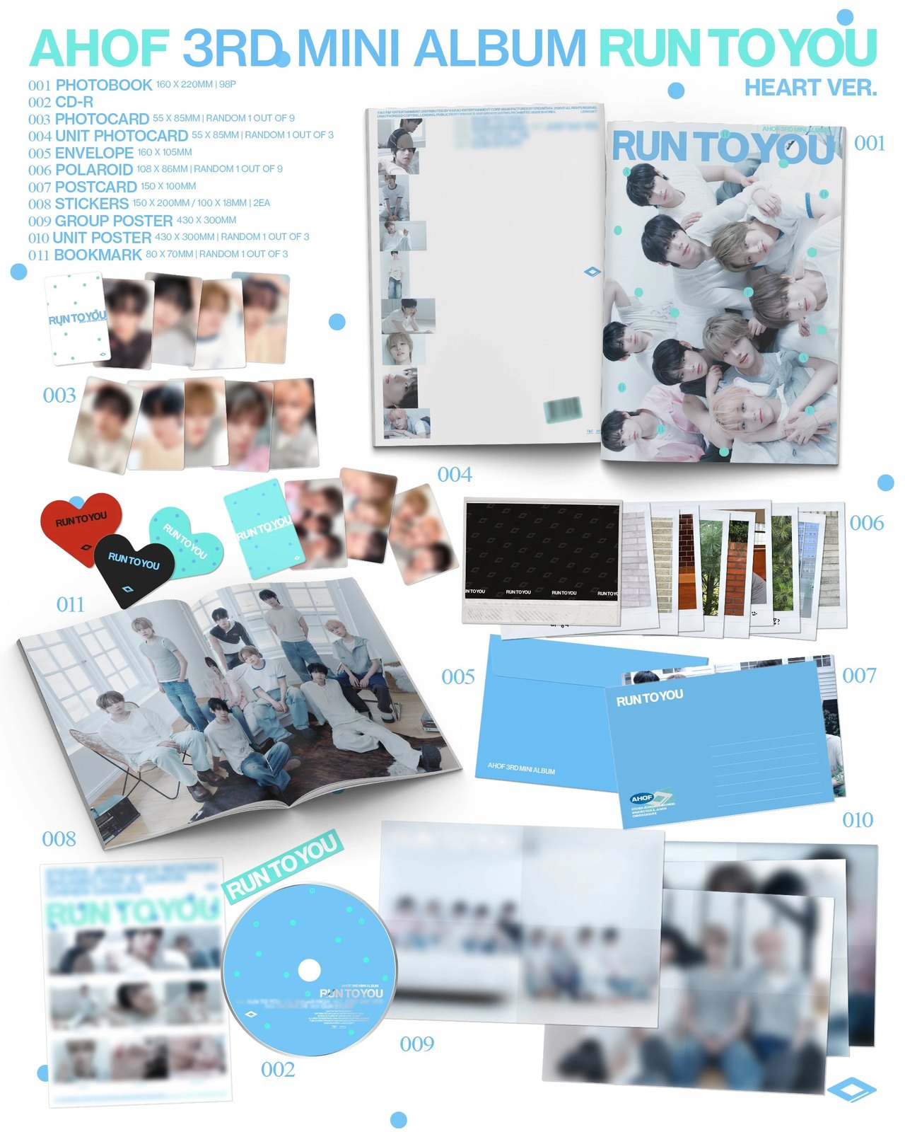AHOF - 3rd Mini Album [RUN TO YOU] PHOTOBOOK Ver. — 2