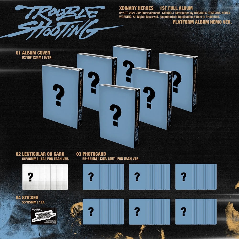 Xdinary-Heroes - 1ST FULL ALBUM [Troubleshooting] PLATFORM ALBUM Ver. — 2