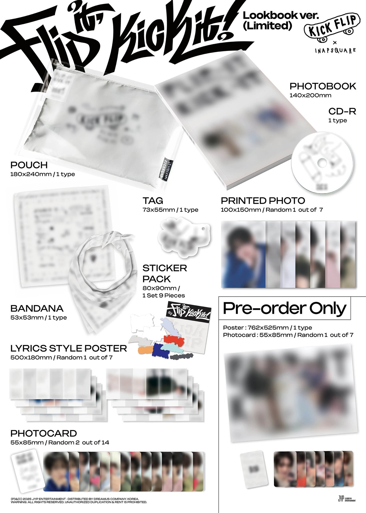 KickFlip - 1st Mini Album [Flip it, Kick it!] Lookbook Ver. — 2