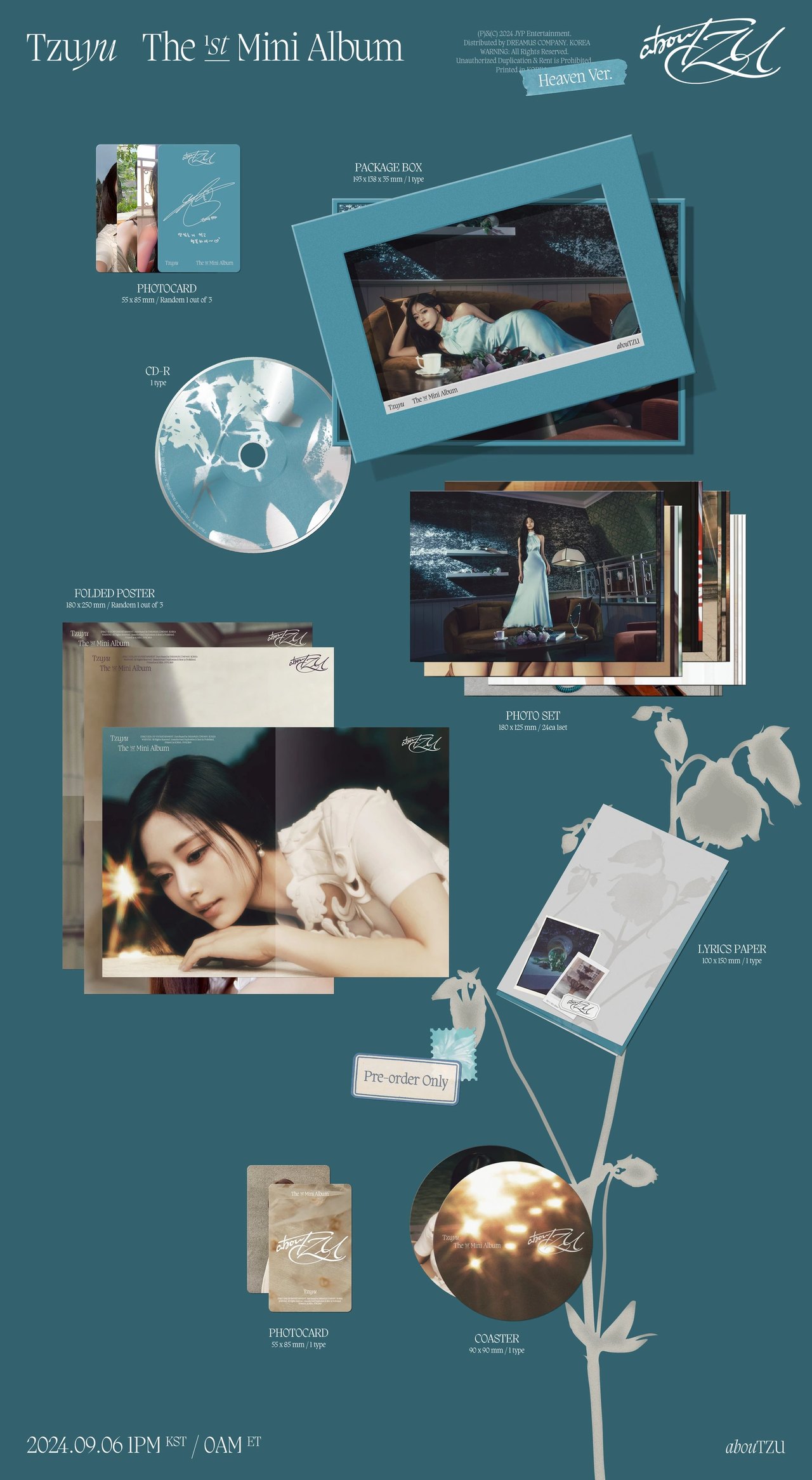 Tzuyu - 1st Mini Album [abouTZU] Heaven Ver. — 2