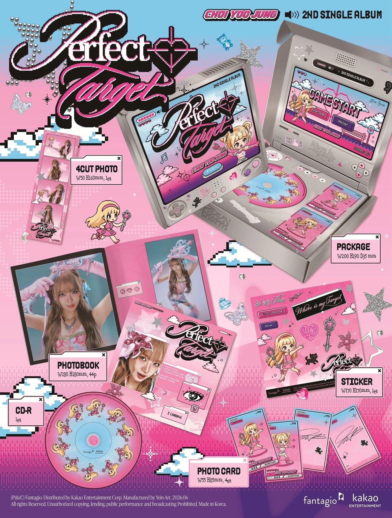 CHOI YOOJUNG - 2nd Single Album [Perfect Target] — 2