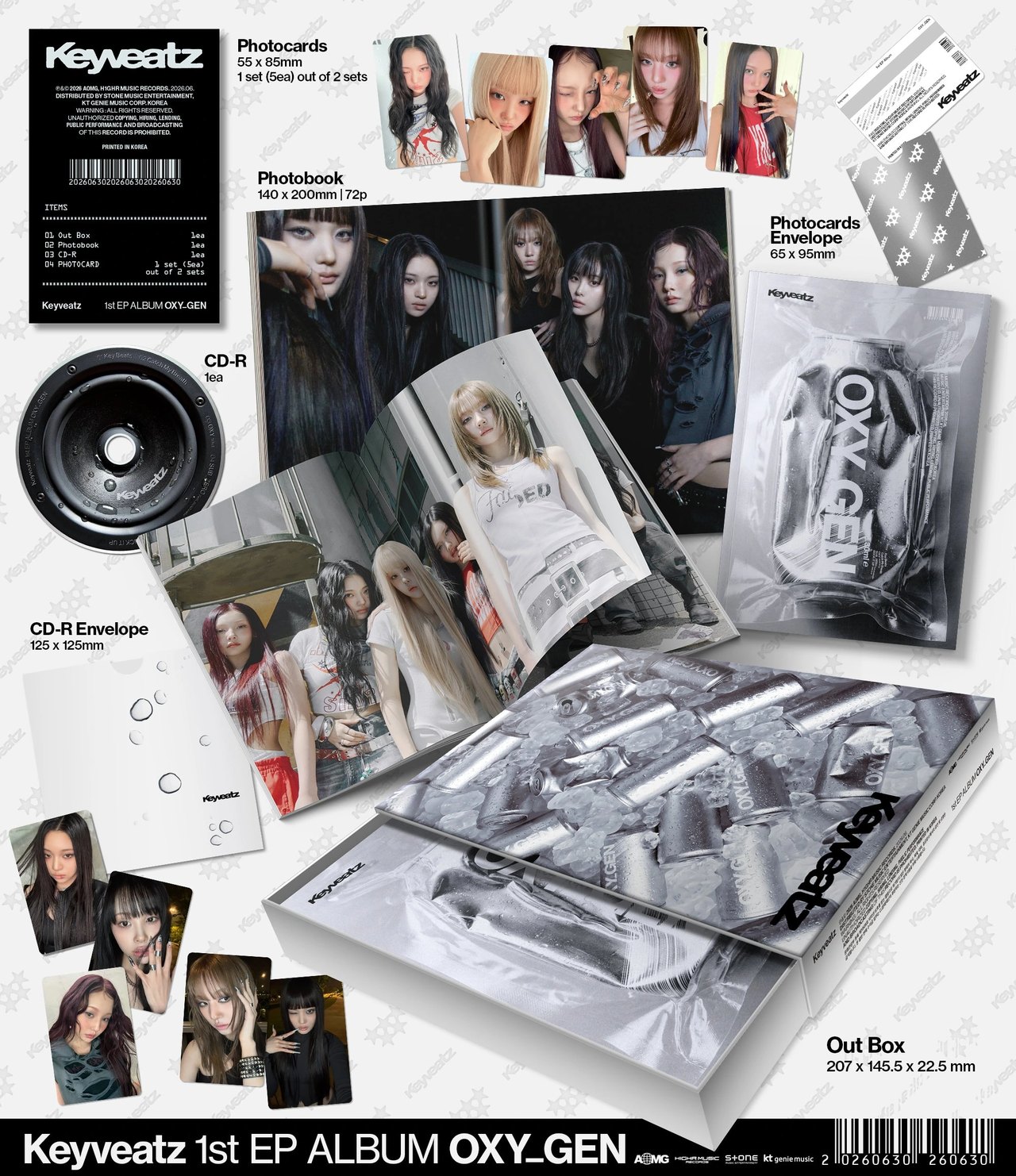 Keyveatz - 1st EP ALBUM [OXY_GEN] — 2