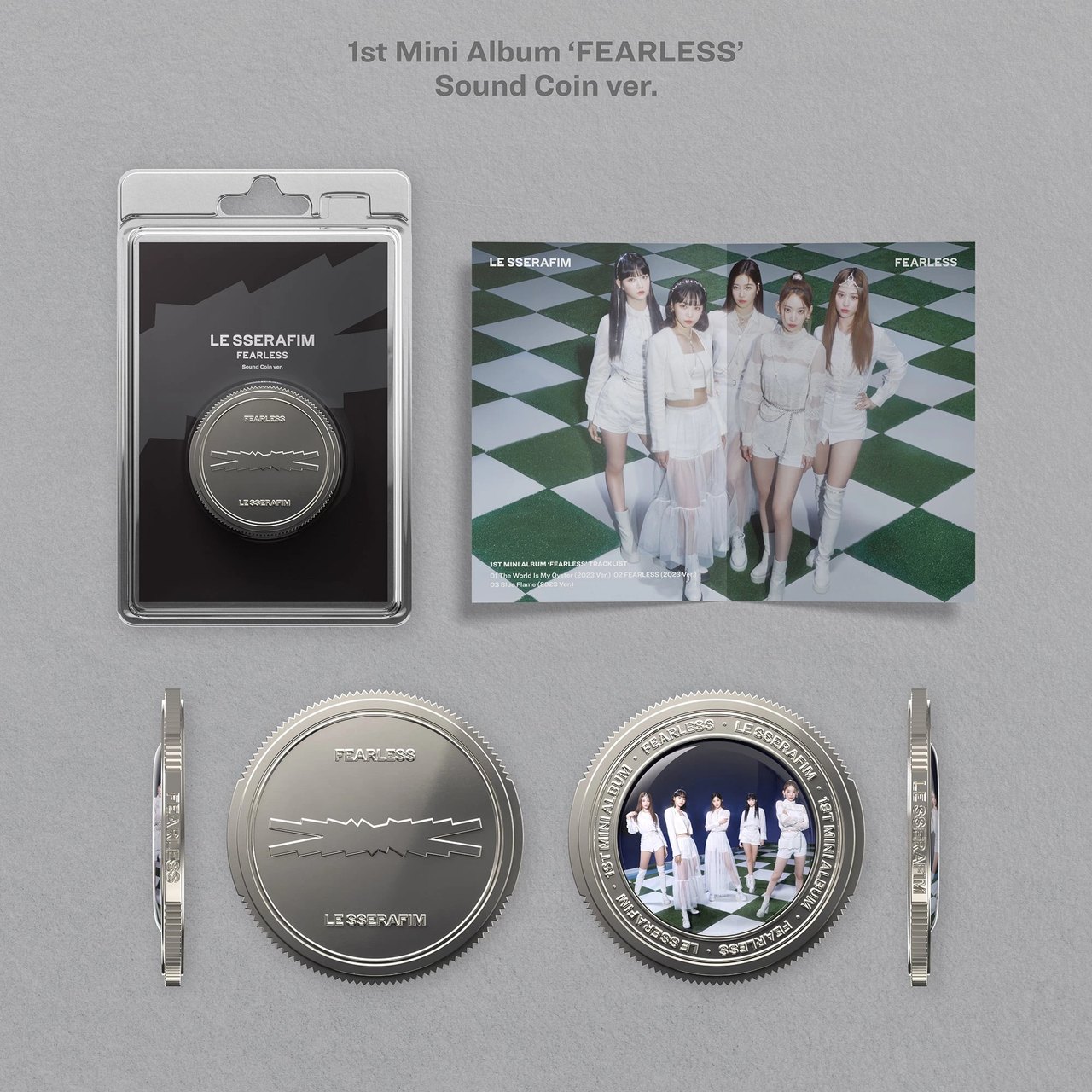 LE SSERAFIM - 1st Mini Album [FEARLESS] Sound Coin Ver. — 2