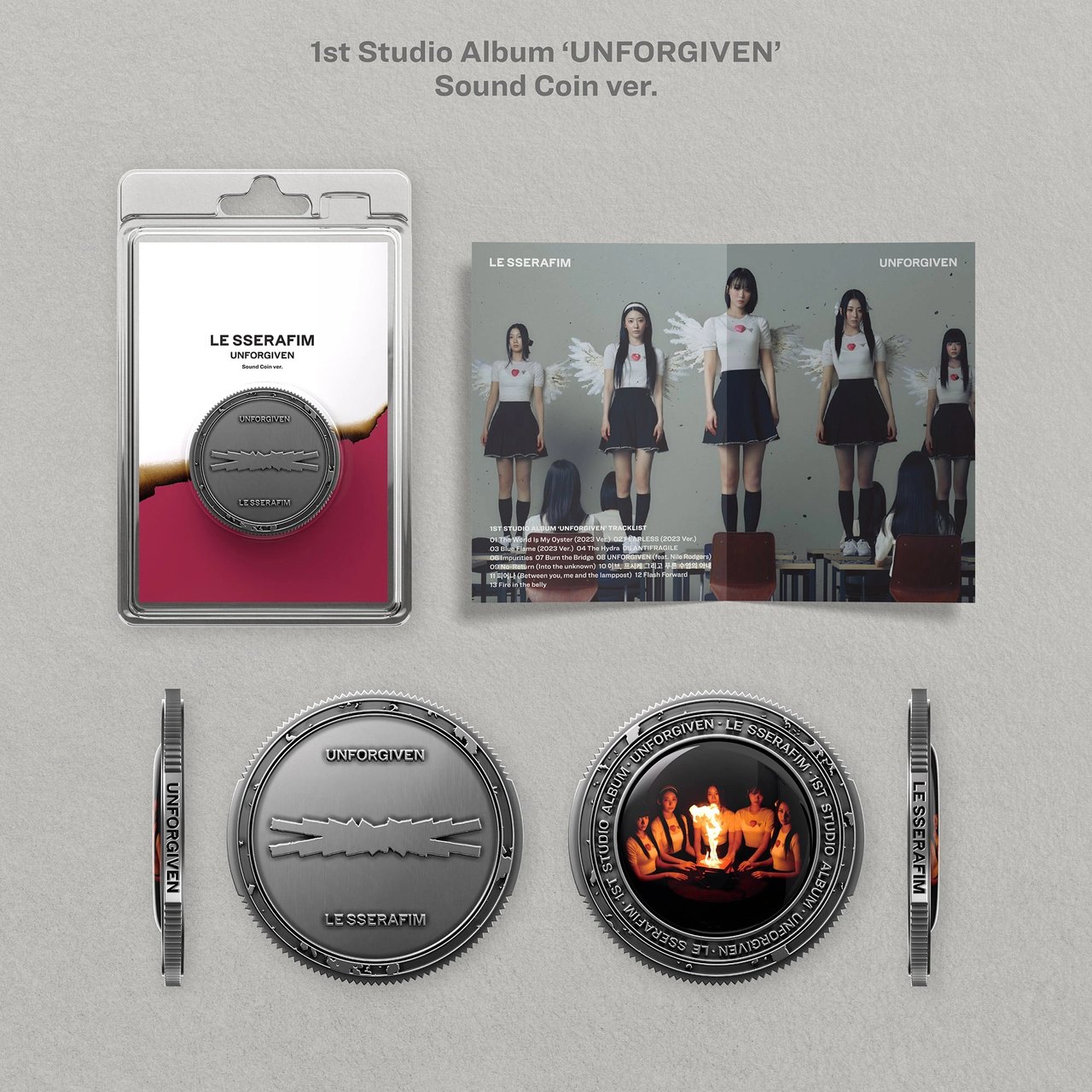LE SSERAFIM - 1st Studio Album [UNFORGIVEN] Sound Coin Ver. — 2