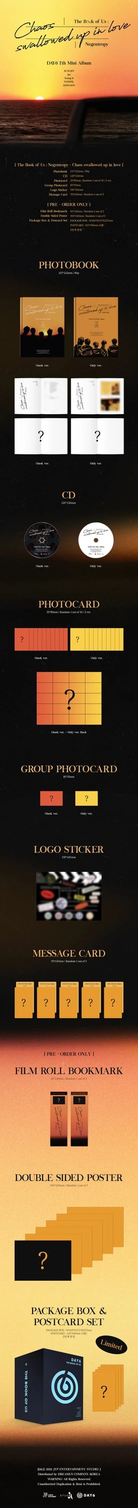 DAY6 - 7th Mini Album [The Book of Us : Negentropy - Chaos swallowed up in love] — 2