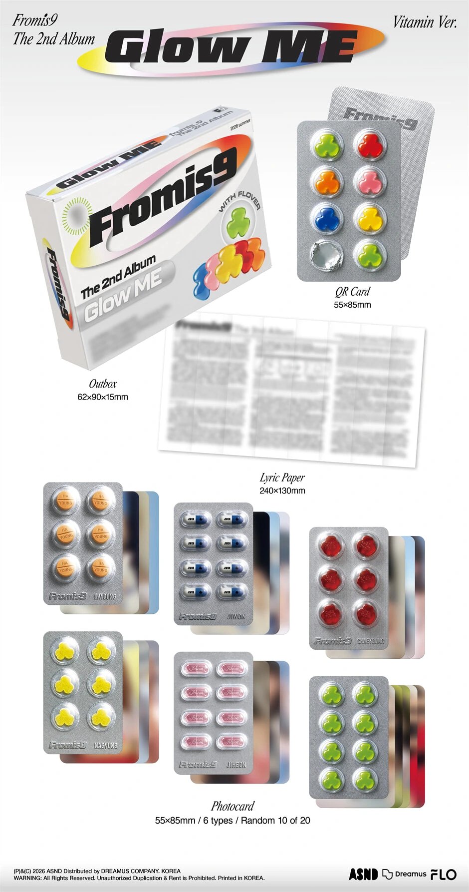 fromis_9 - 2nd Album [Glow ME] Vitamin Ver. — 2