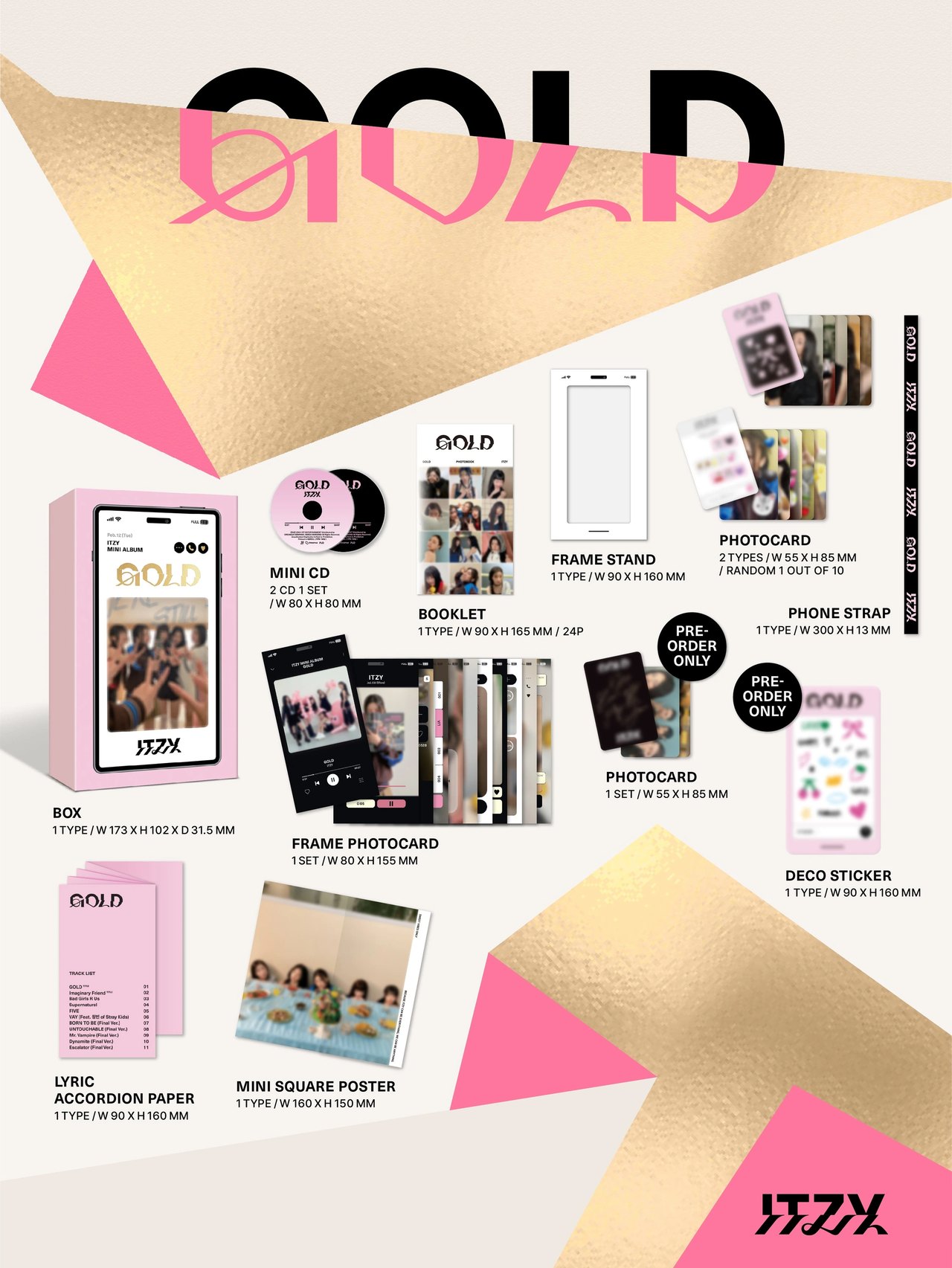 ITZY - [GOLD] PHONE BOX Ver. — 2