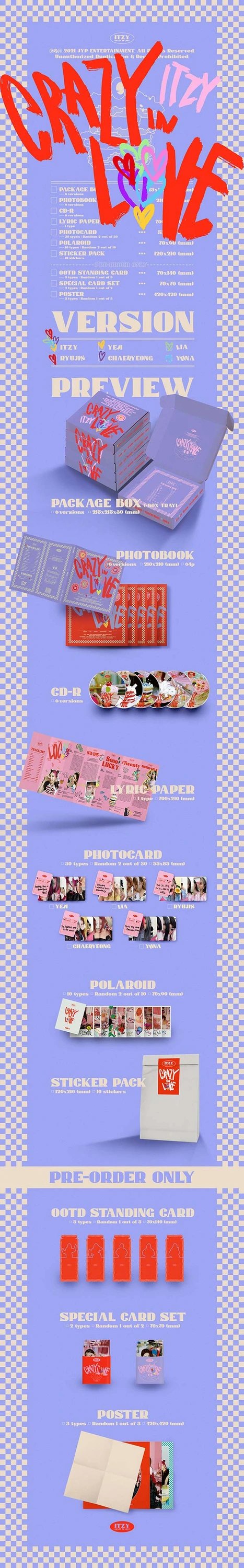 ITZY - CRAZY IN LOVE [1ST ALBUM] — 2