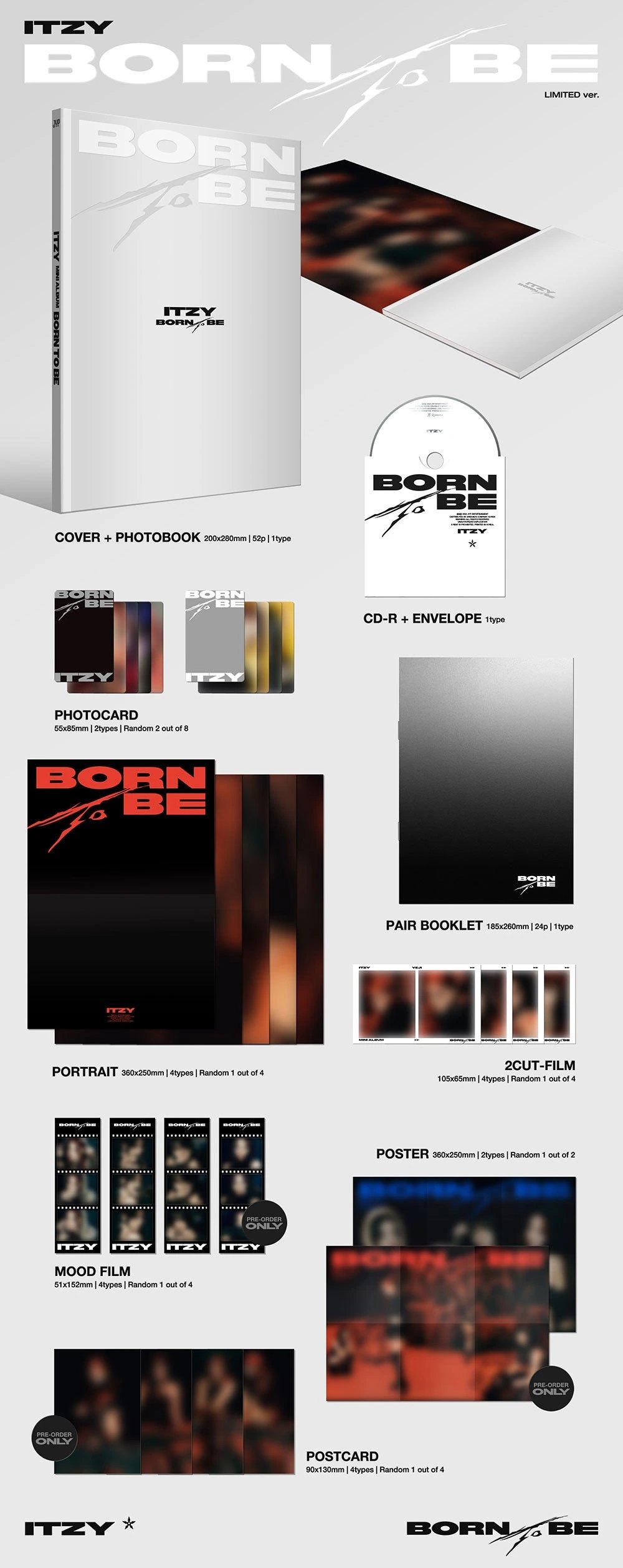 ITZY  - [BORN TO BE] LIMITED Ver. — 2
