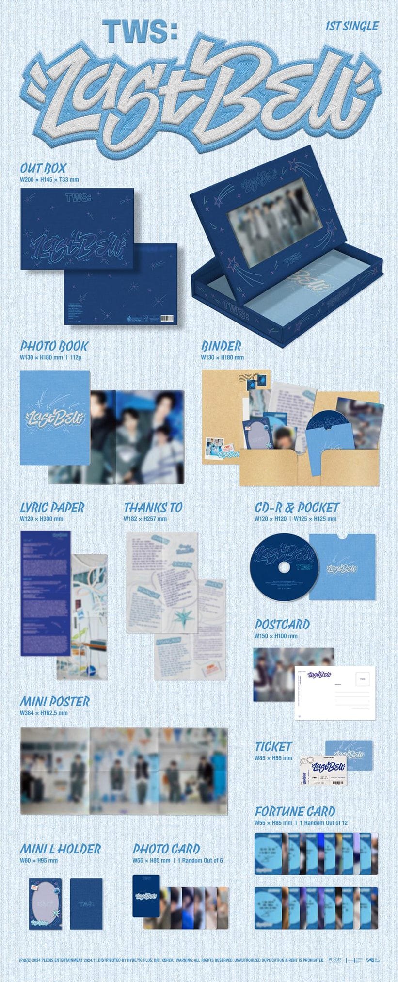 TWS - 1st Single Album [Last Bell] — 2