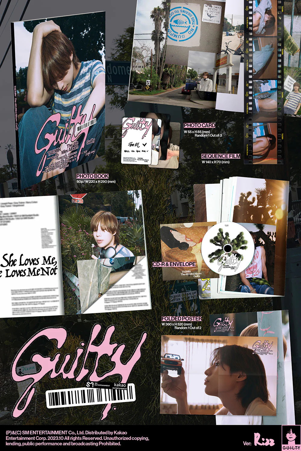 TAEMIN - 4TH MINI ALBUM [GUILTY] PHOTOBOOK Ver. — 2