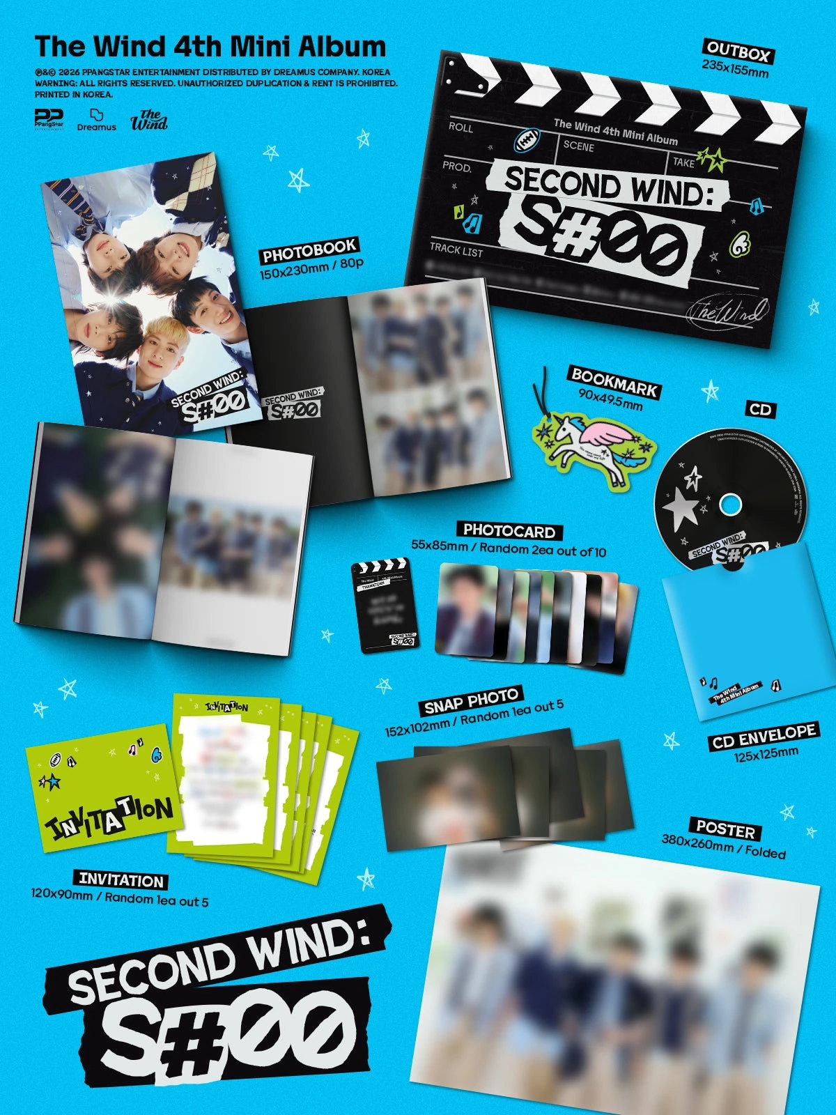 The Wind - 4th Mini Album [Second wind : S#00] Photobook Ver. — 2