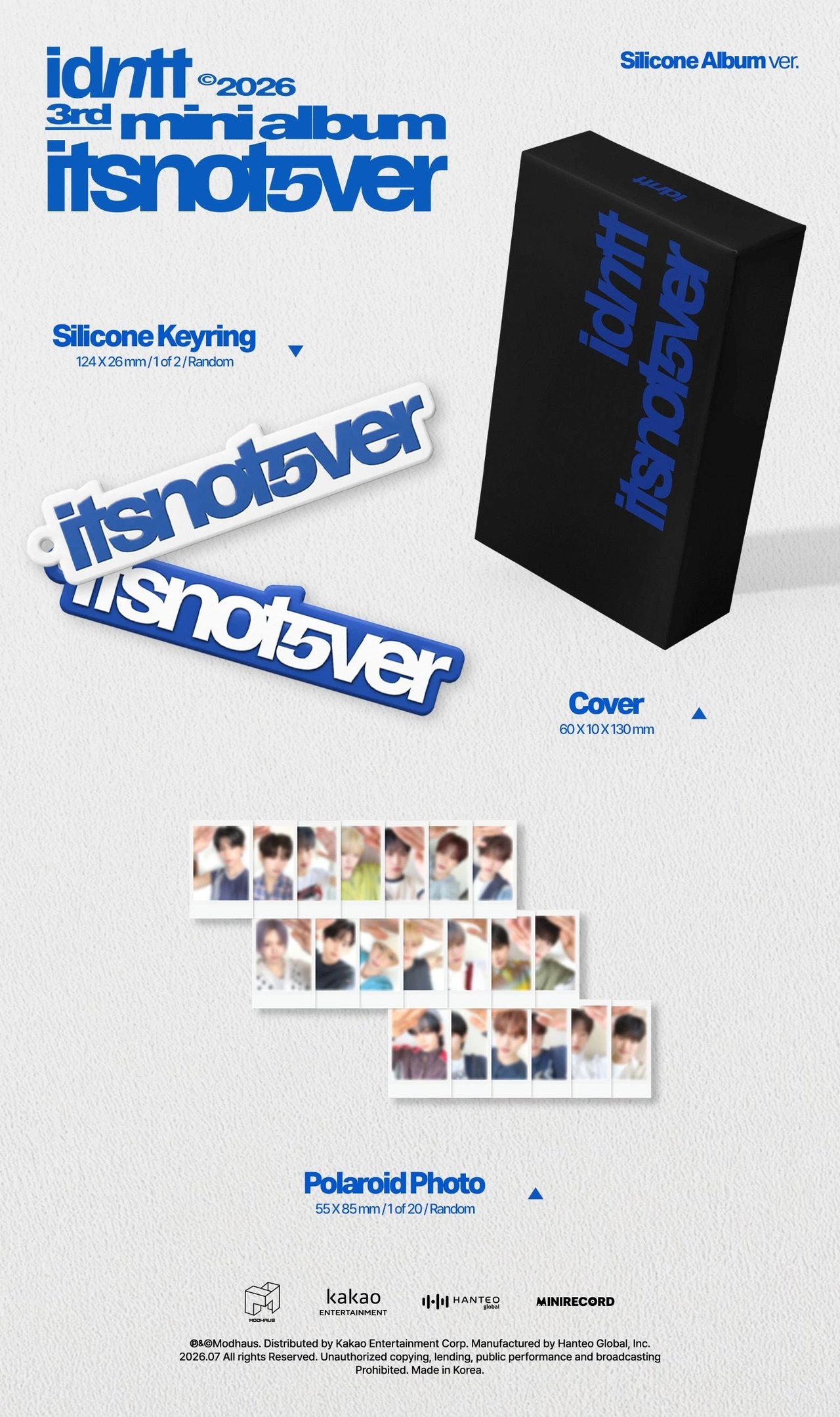 idntt - [itsnotover] Silicone Album — 2