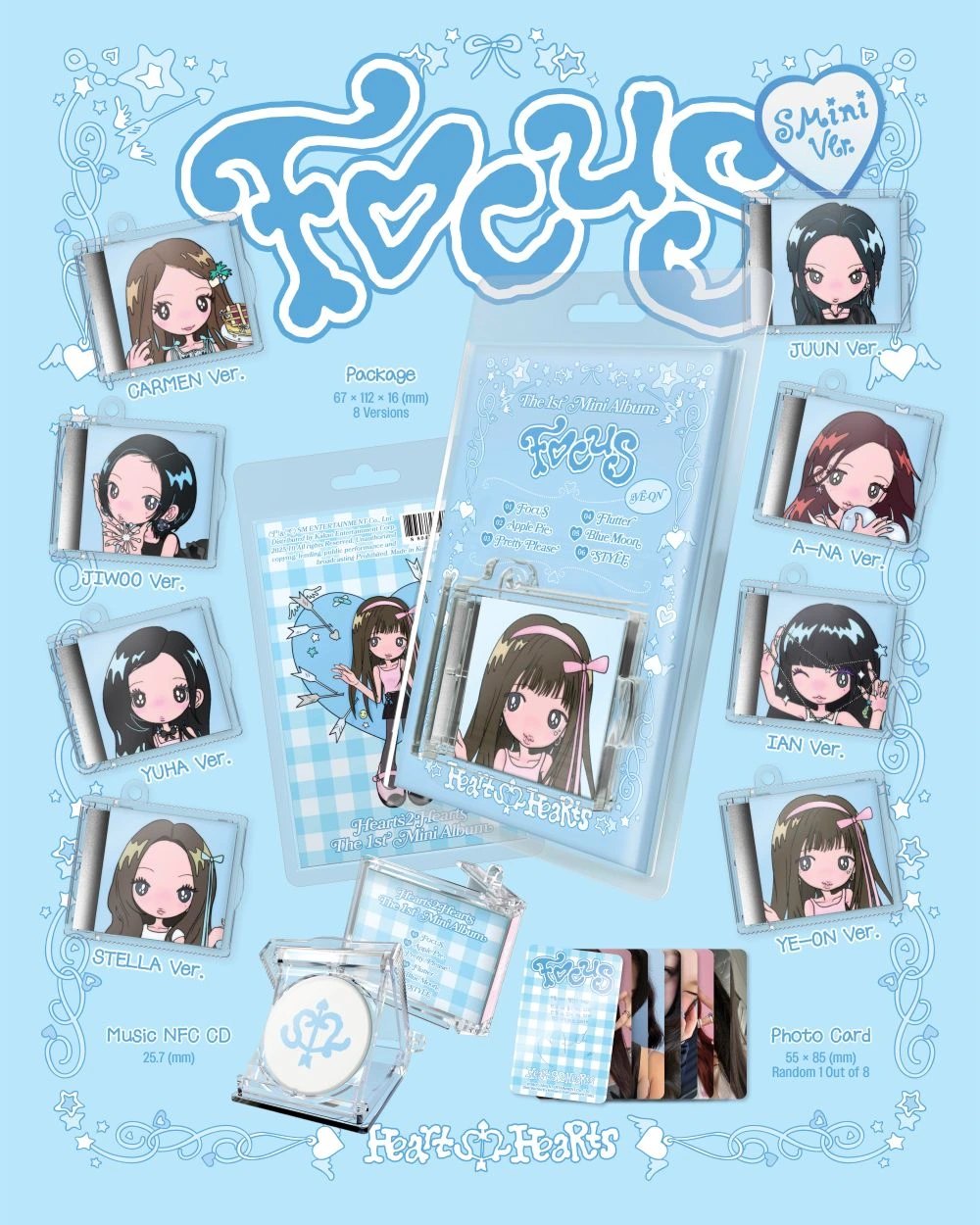 Hearts2Hearts - 1st Mini Album [FOCUS] SMini Ver. — 2