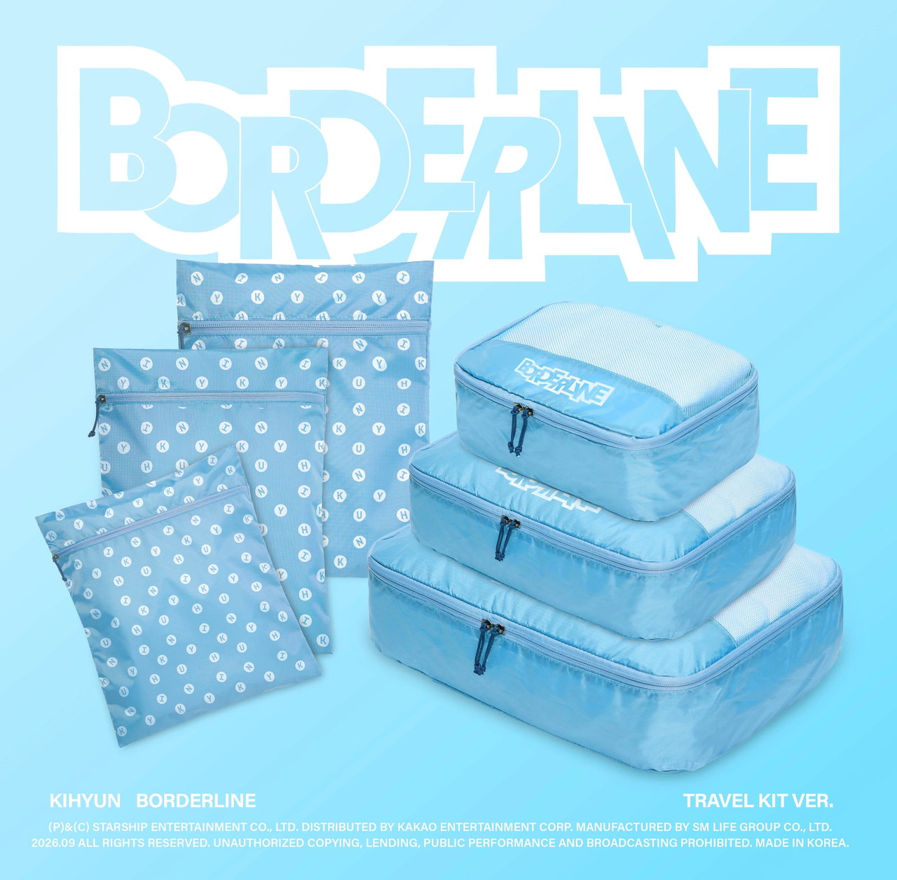 KIHYUN - EP [BORDERLINE] TRAVEL KIT Ver.