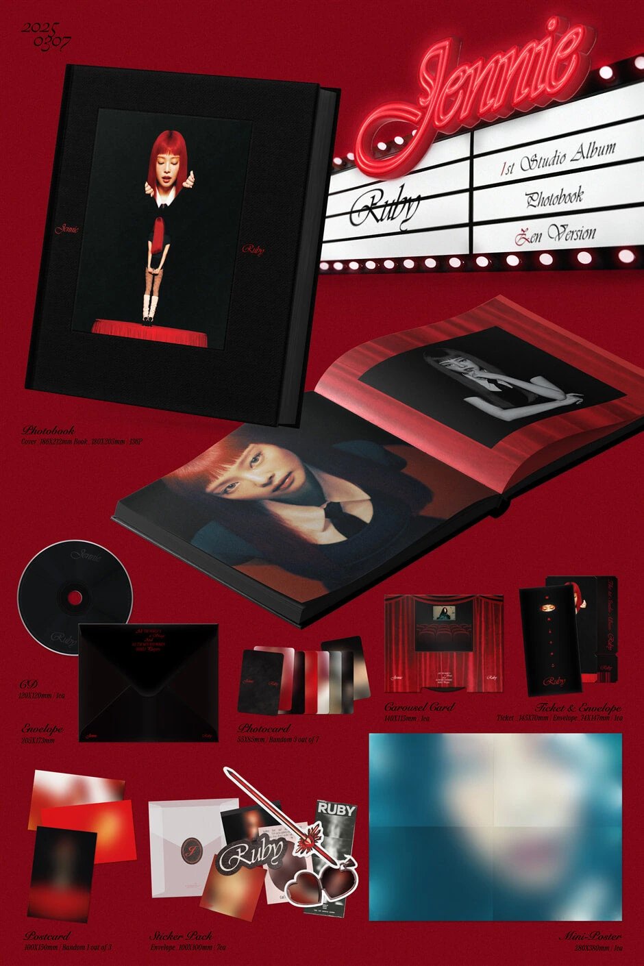 JENNIE - 1st Studio Album [Ruby] Photobook Ver. — 2