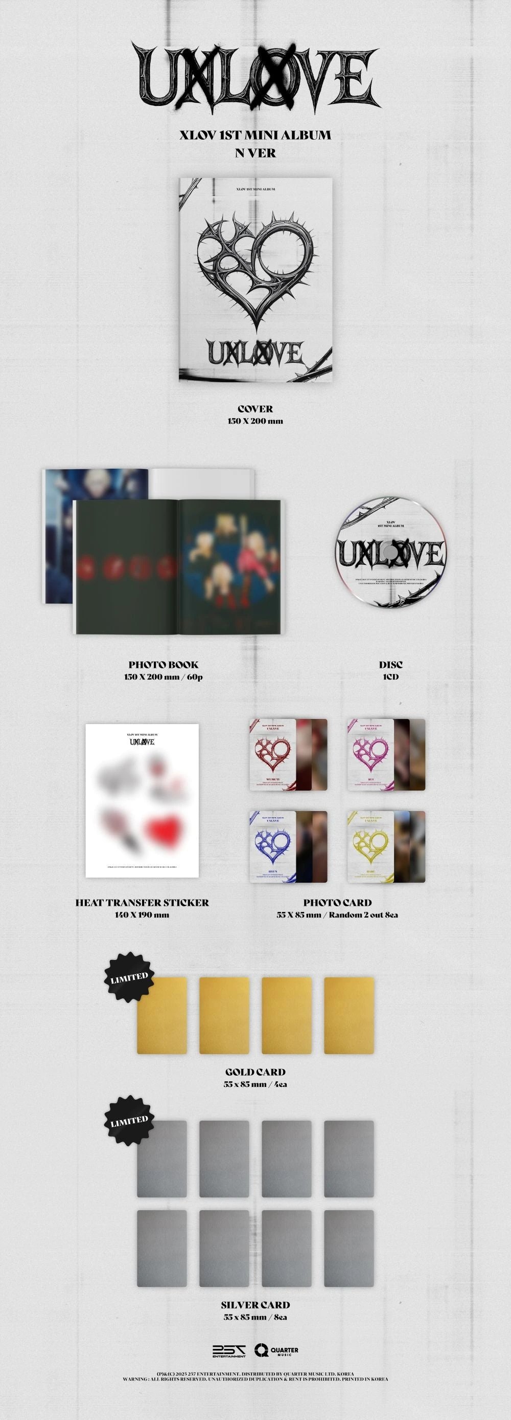 XLOV - 1st Mini Album [UXLXVE] — 2