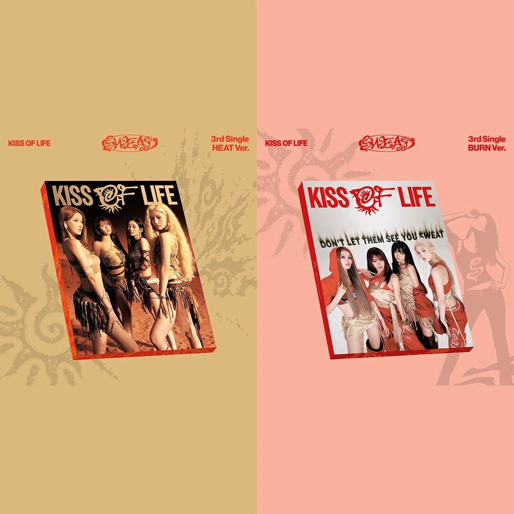 KISS OF LIFE - 3rd Single [SWEAT] HEAT Ver. / BURN Ver.