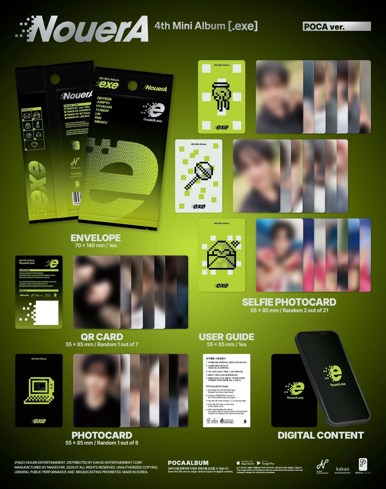 NouerA - 4th Mini Album [.exe] POCA Ver. — 2