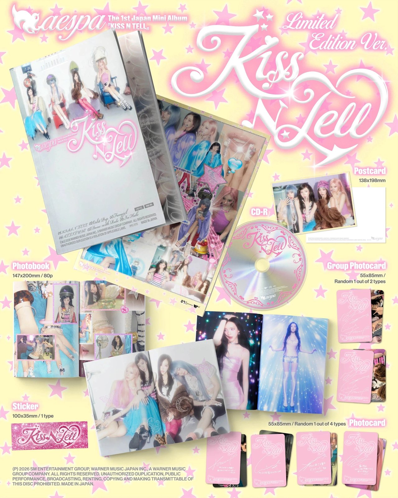 aespa - 1st Japan Mini Album [KISS N TELL] Limited Edition Ver. — 2