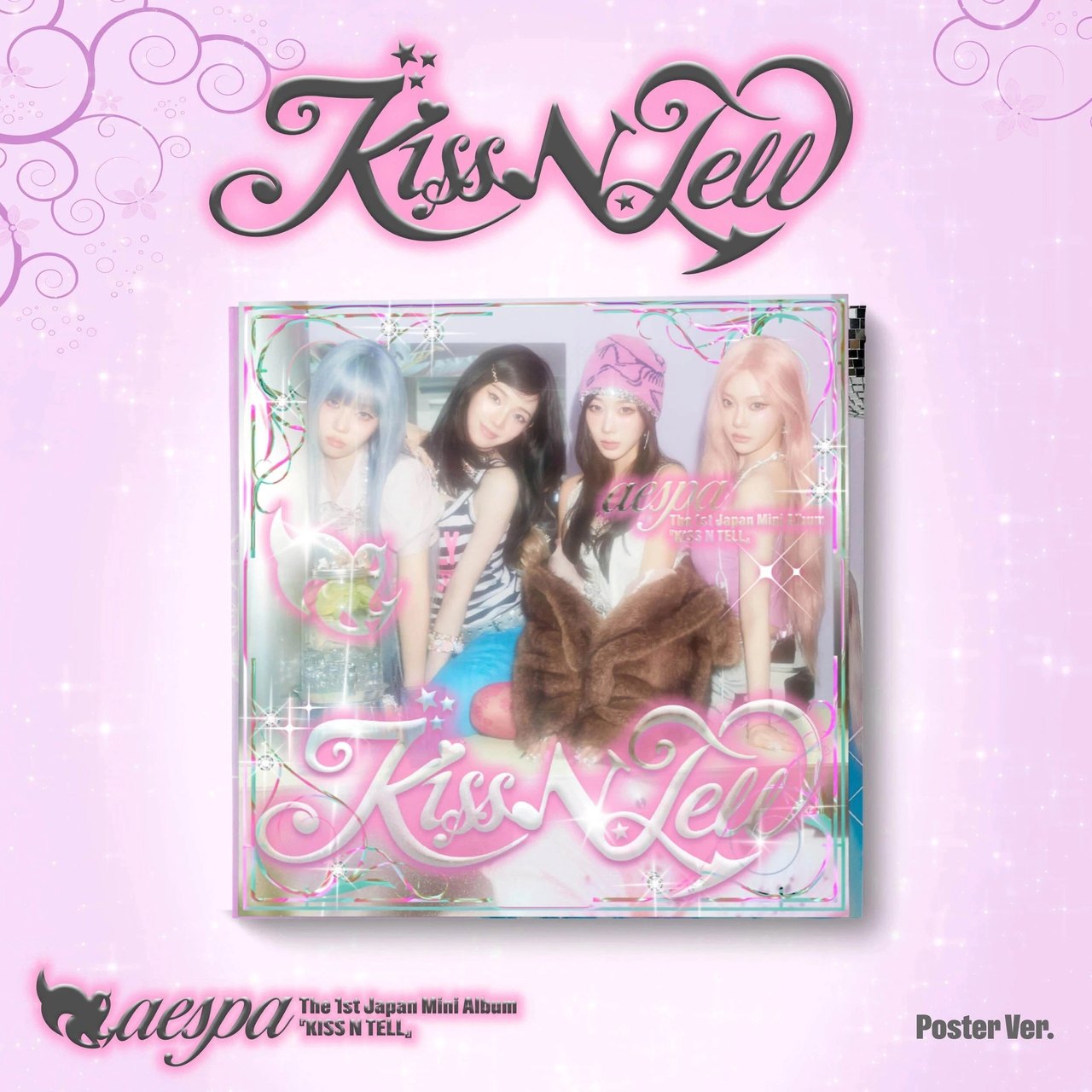 aespa - 1st Japan Mini Album [KISS N TELL] Poster Ver.