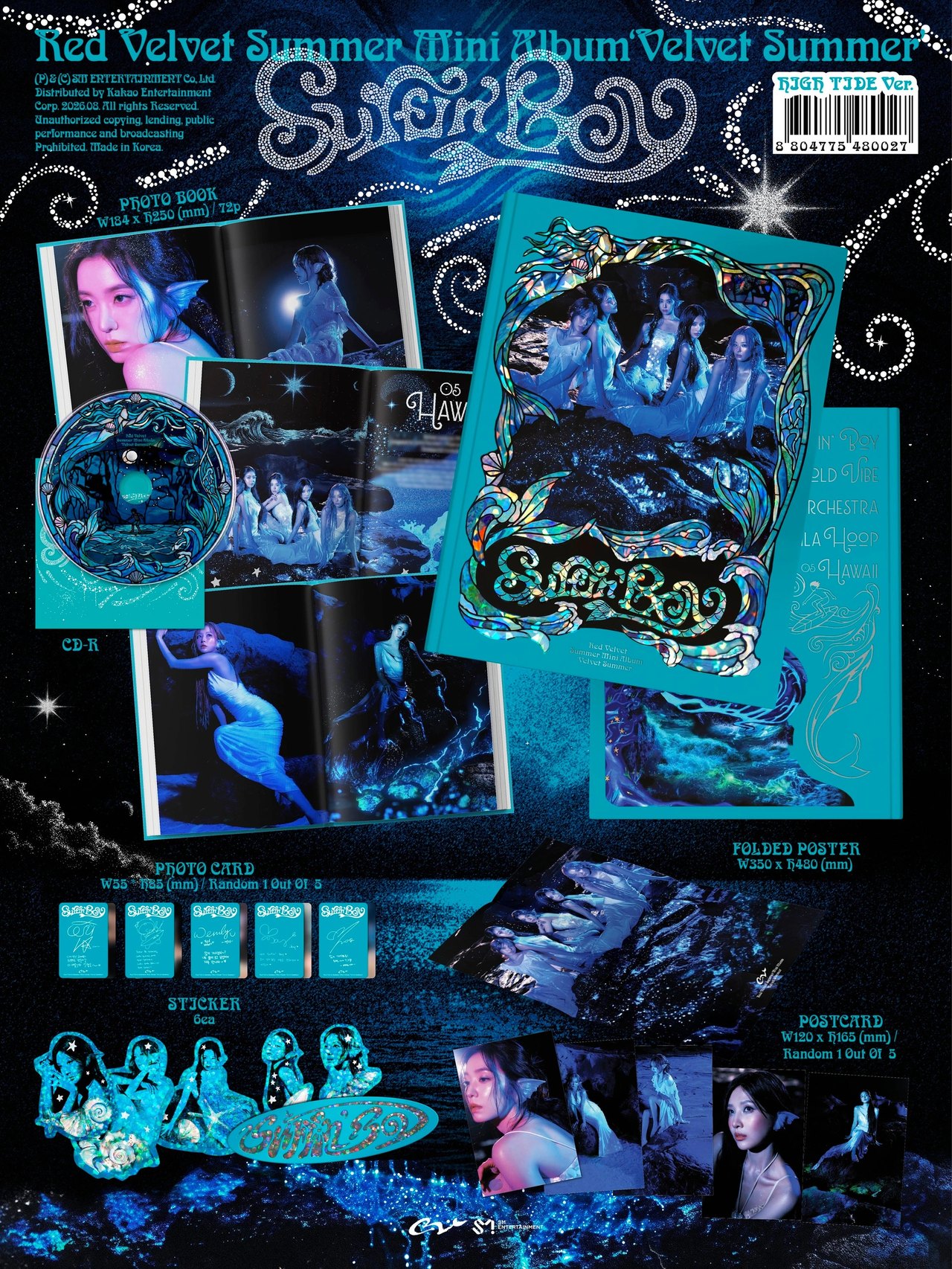 Red Velvet - Summer Mini Album [Velvet Summer] High Tide Ver. — 2