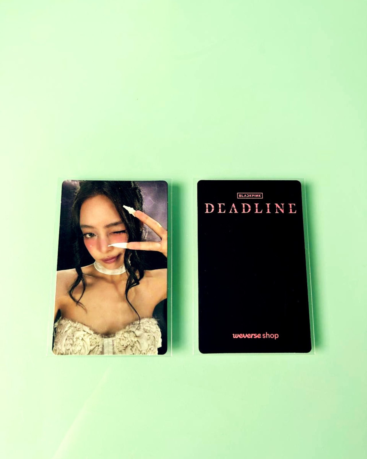 JENNIE - DEADLINE Weverse Photocard