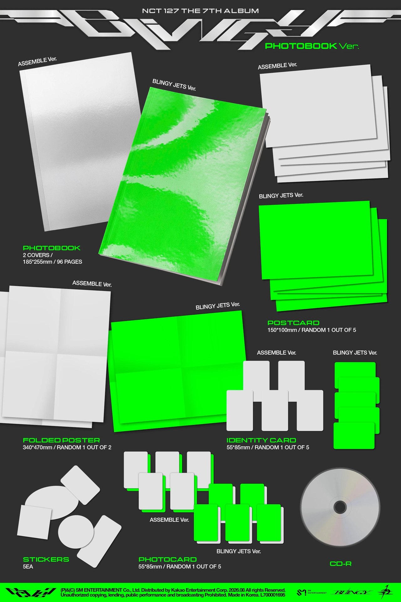NCT 127 - 7th Album [BLINGY] Photobook Ver. — 2