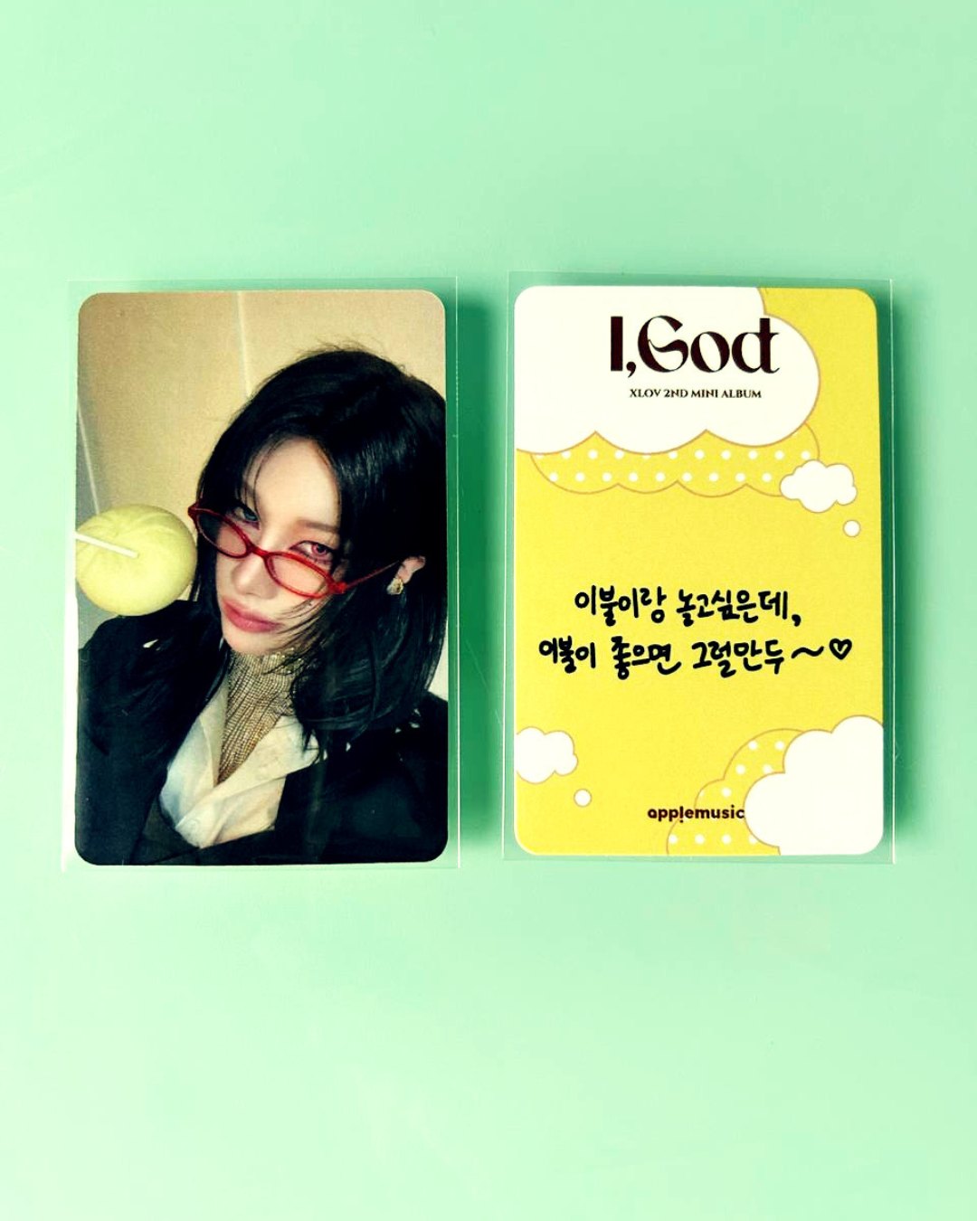 Rui - I, GOD Applemusic Photocard