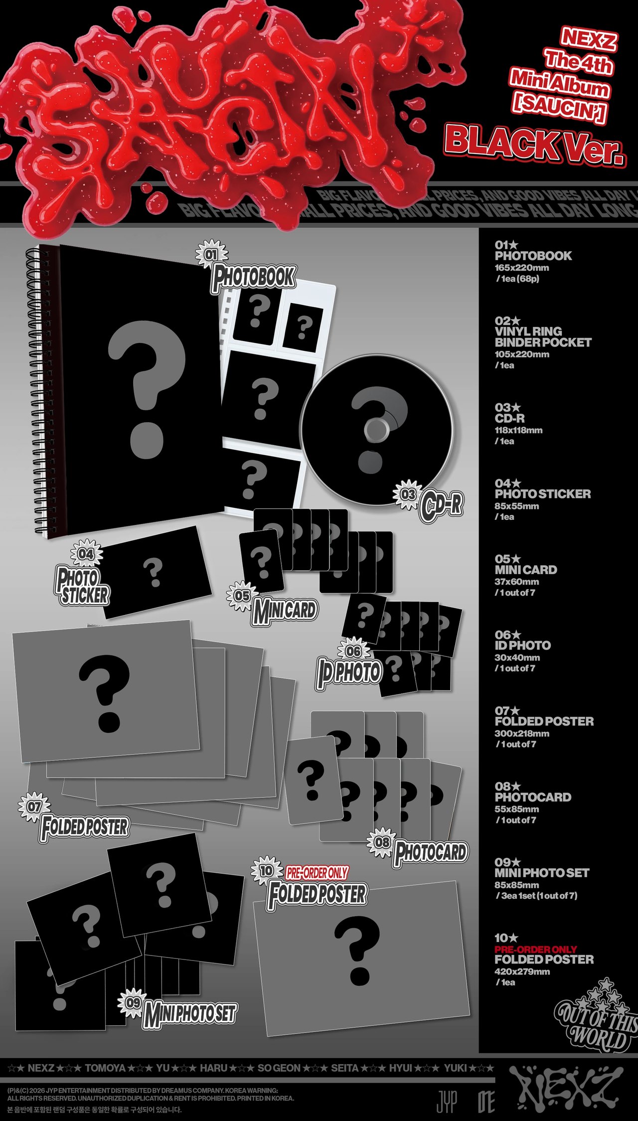 NEXZ - 4th Mini Album [SAUCIN'] — 2