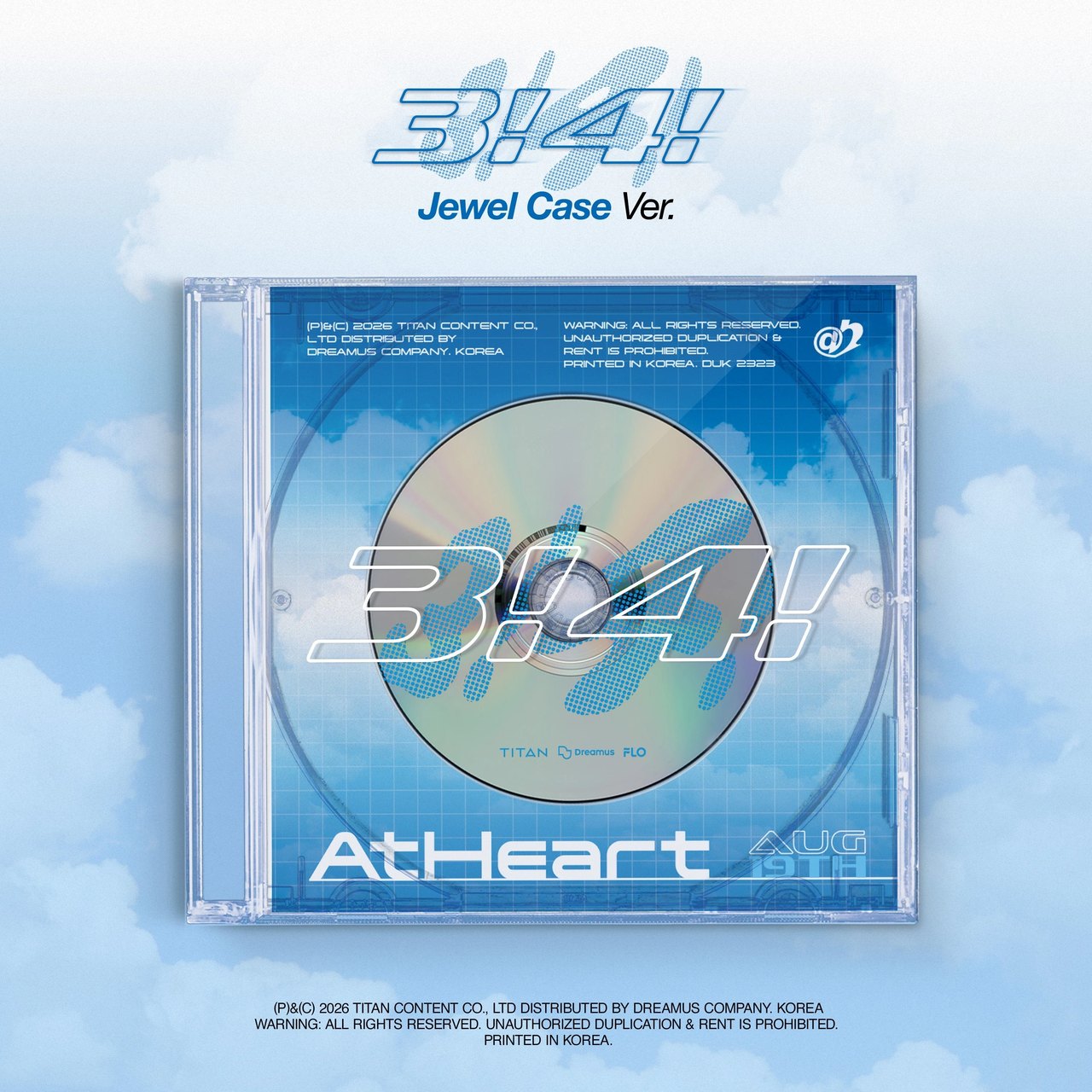 AtHeart - Single Album [3!4!] Jewel Case Ver.