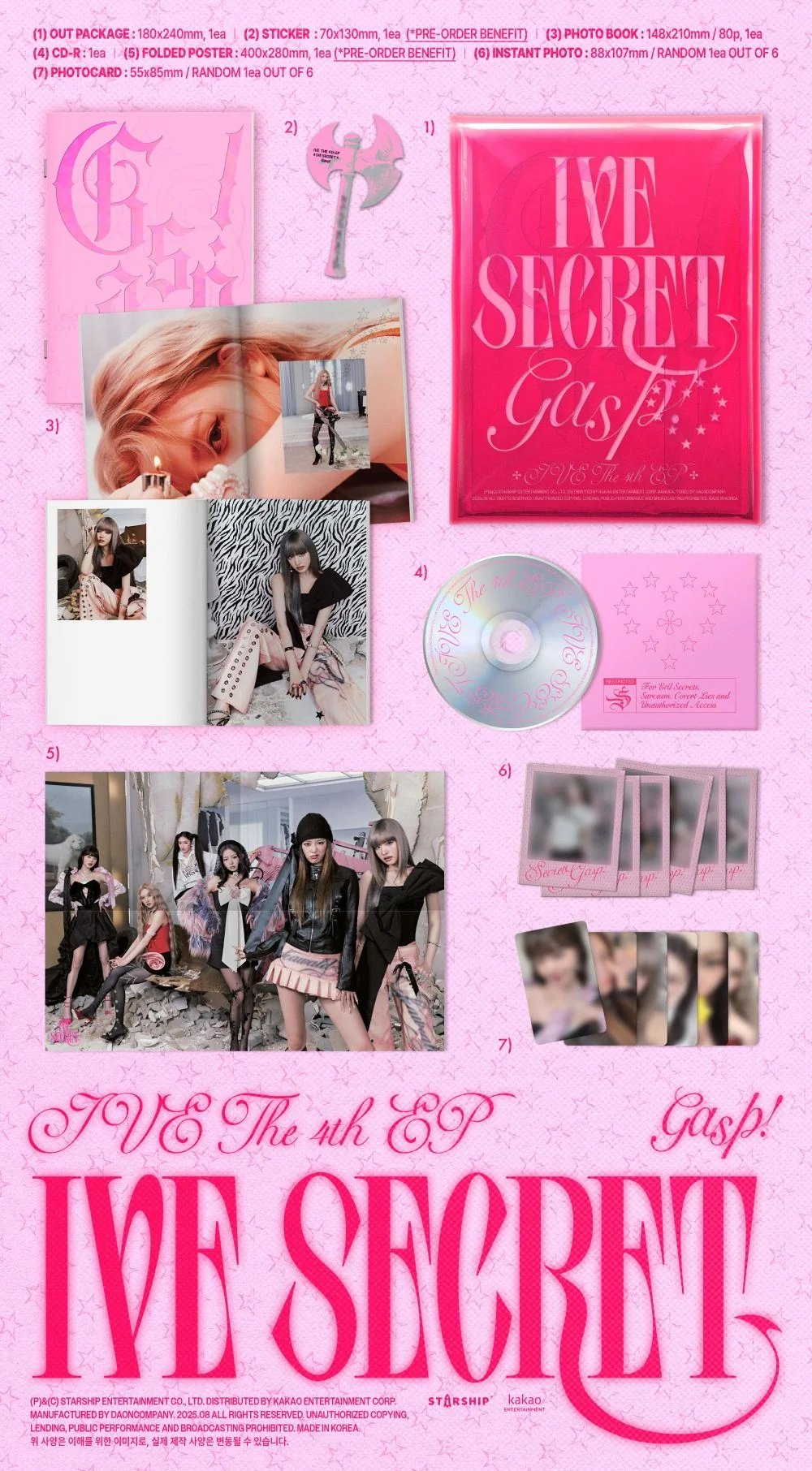 IVE - 4th EP [IVE SECRET] Standard Ver. — 2
