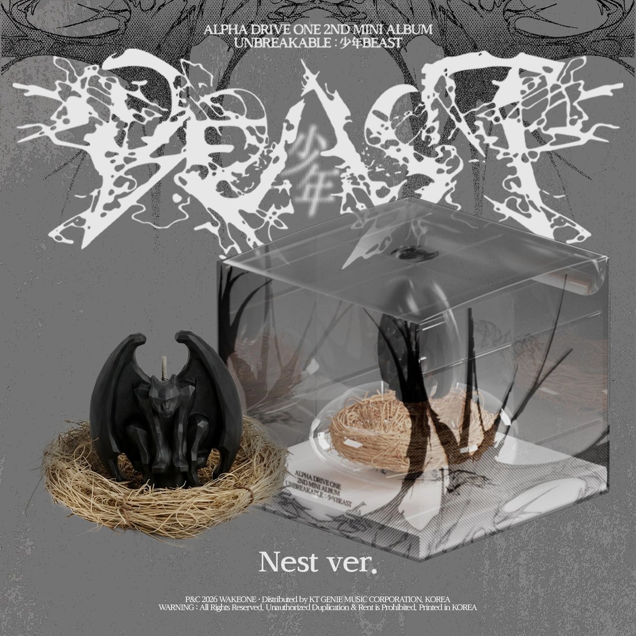 ALPHA DRIVE ONE - 2nd Mini Album [UNBREAKABLE : 少年BEAST] Nest Ver.