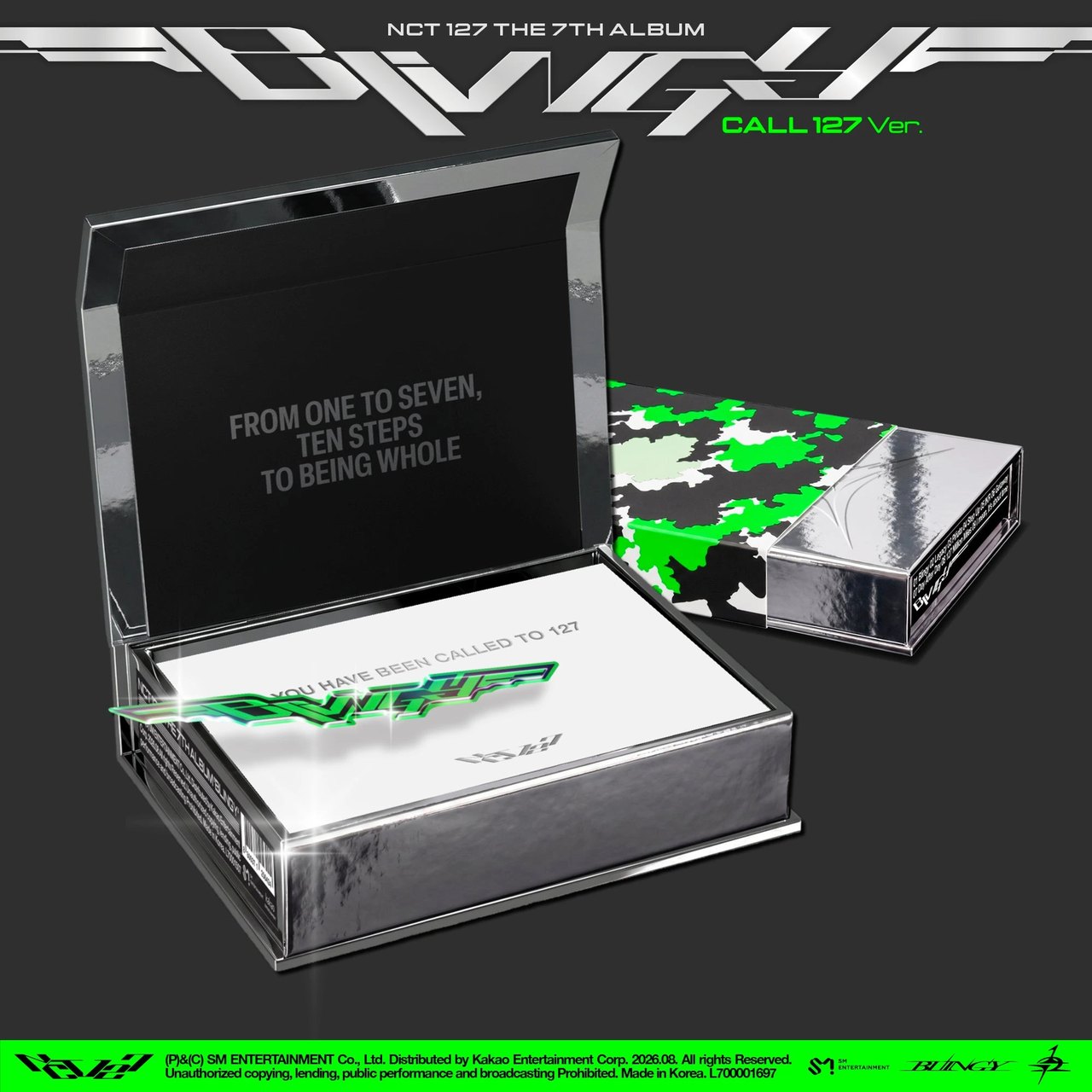 NCT 127 - 7th Album [BLINGY] CALL 127 Ver. (Smart Album)