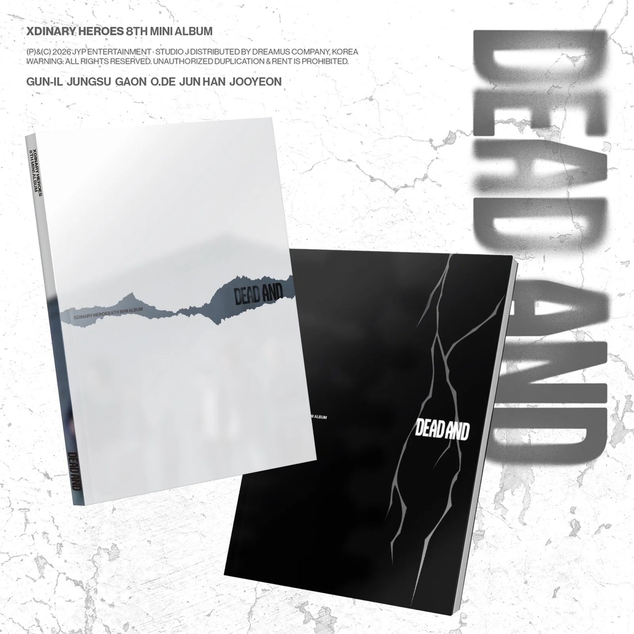 Xdinary-Heroes - 8th Mini Album [DEAD AND] Photobook Ver.