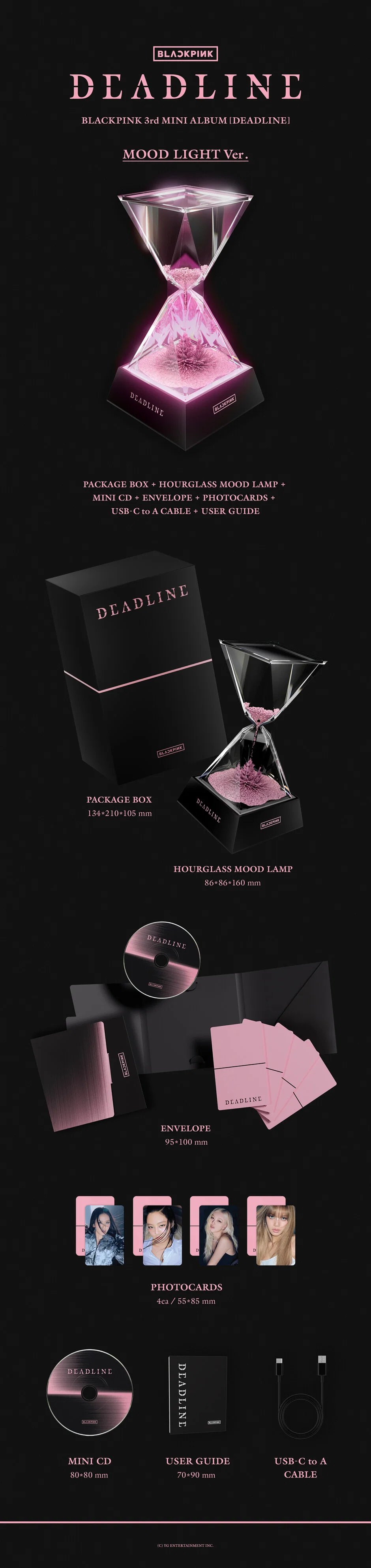 BLACKPINK - 3rd Mini Album [DEADLINE] MOOD LIGHT Ver. — 2