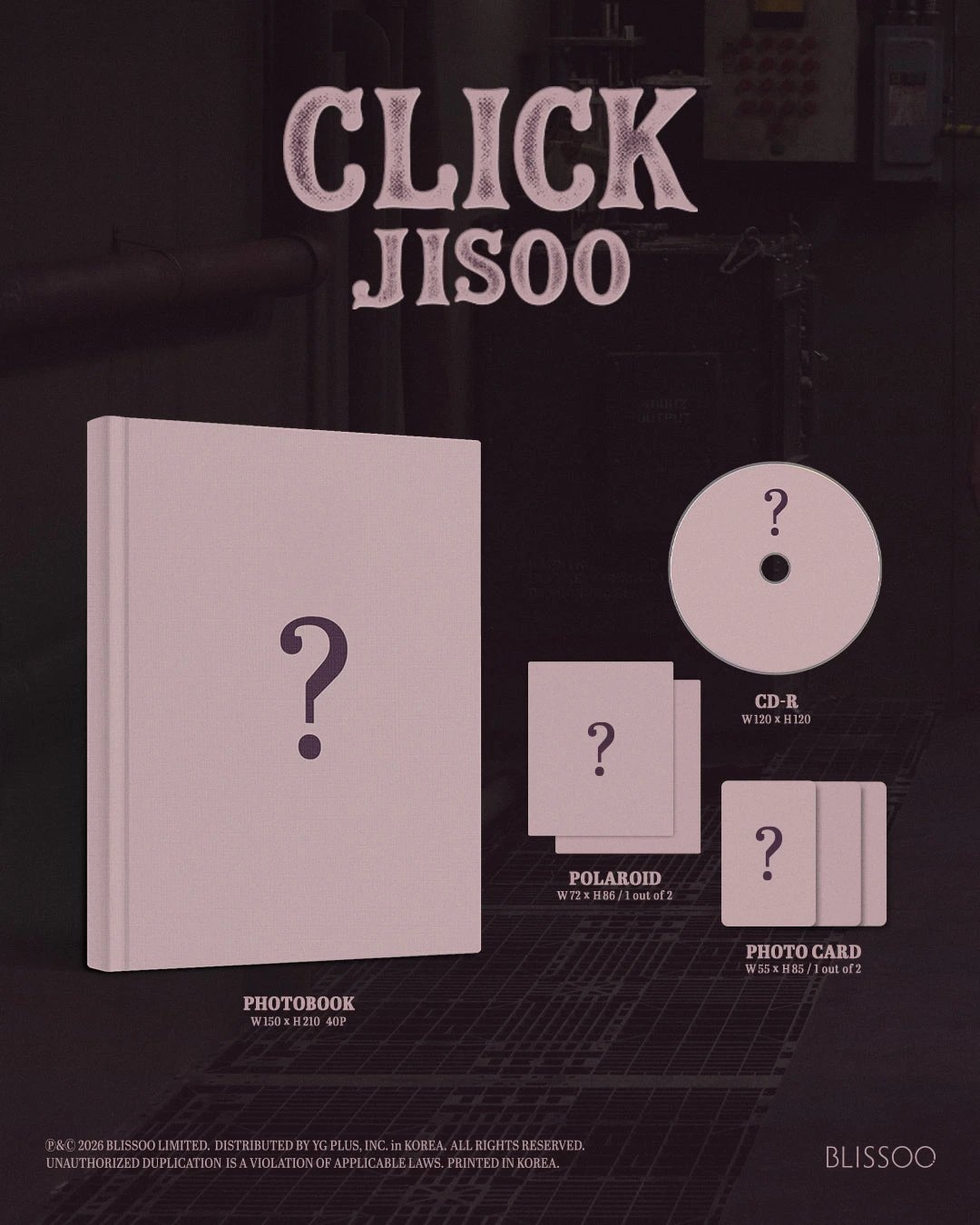 JISOO - Single Album [CLICK] PHOTOBOOK Ver. — 2