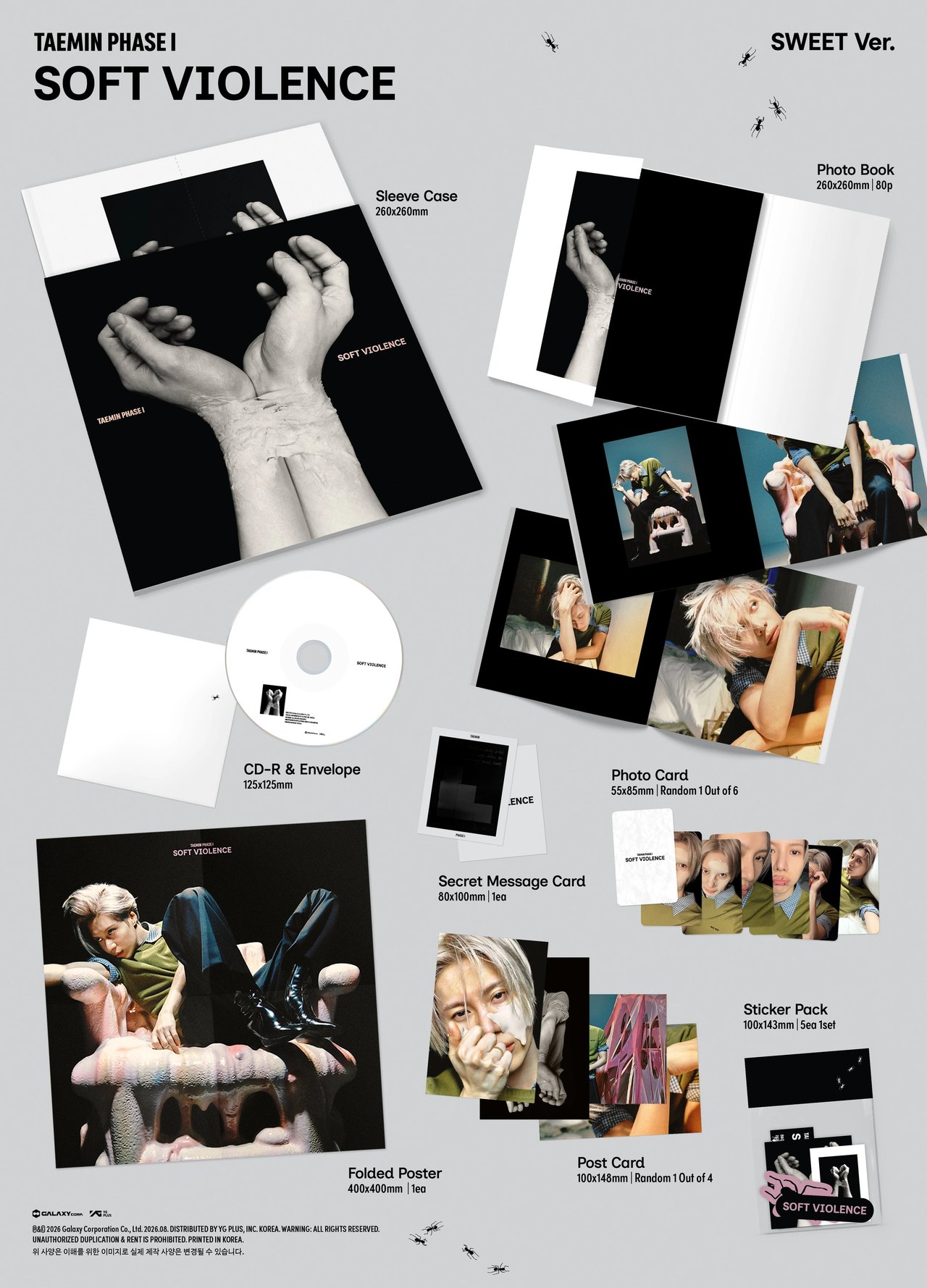TAEMIN - [PHASE I : Soft Violence] PHOTO BOOK Ver. — 2