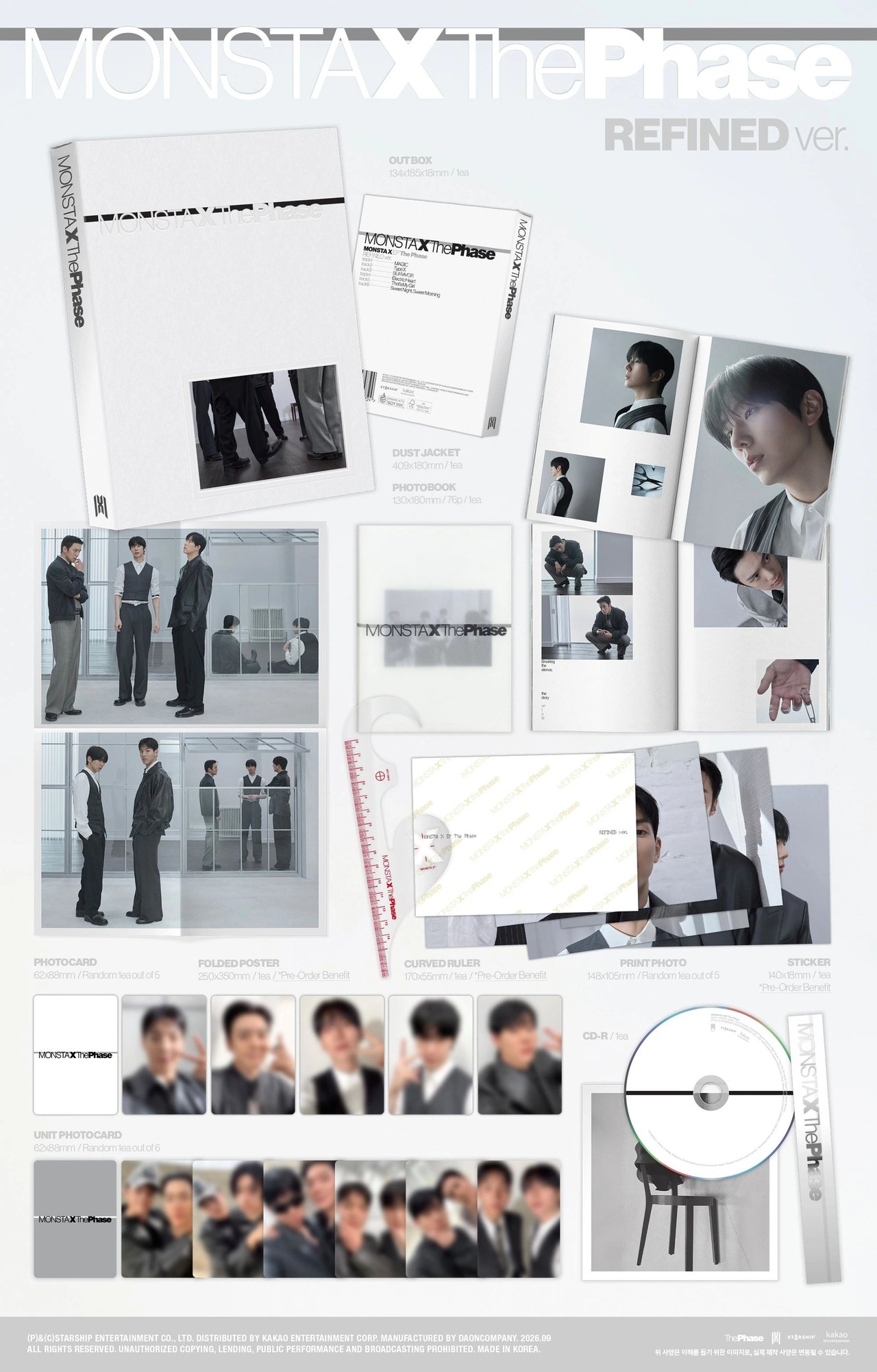 MONSTA X - EP [The Phase] REFINED Ver. — 2